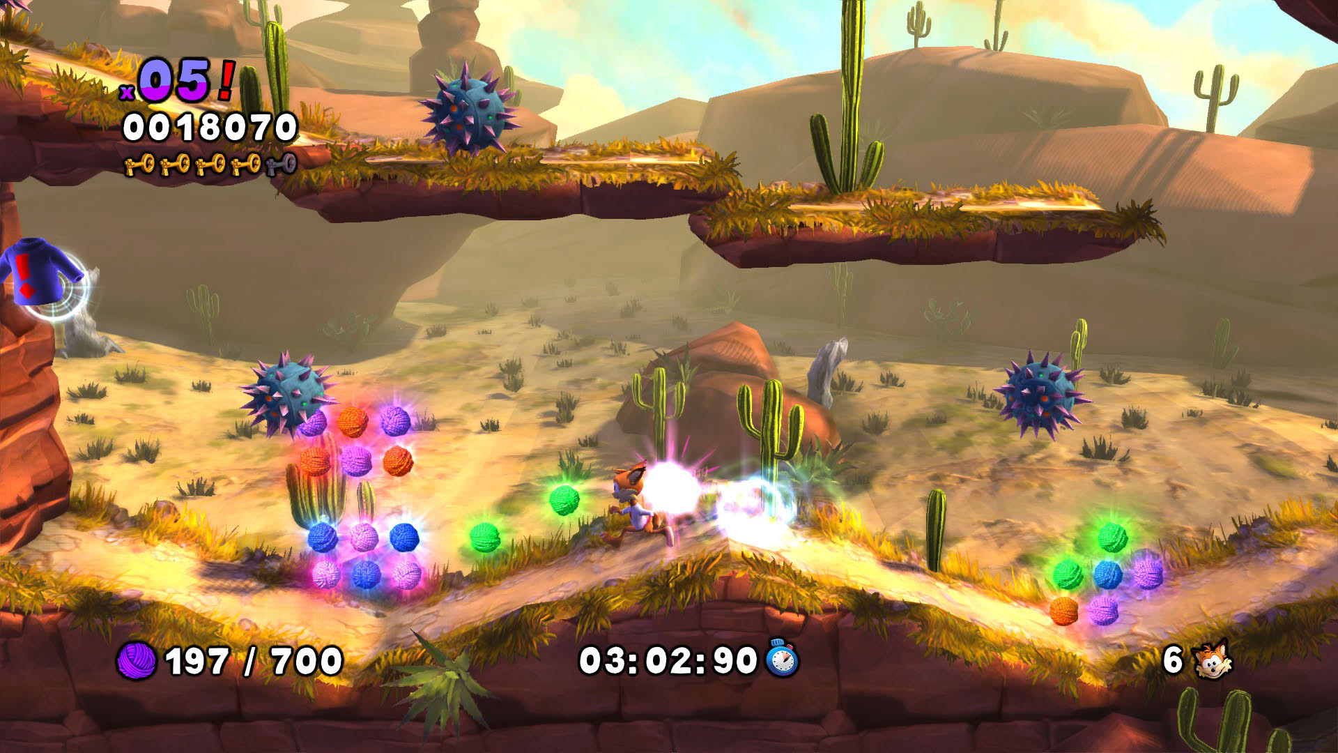 Screenshot for Bubsy: The Woolies Strike Back