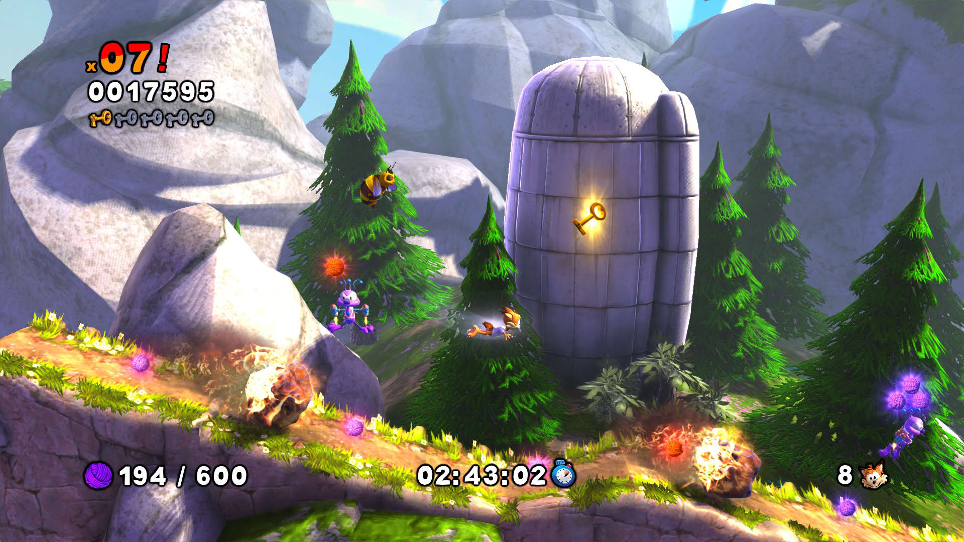 Screenshot for Bubsy: The Woolies Strike Back