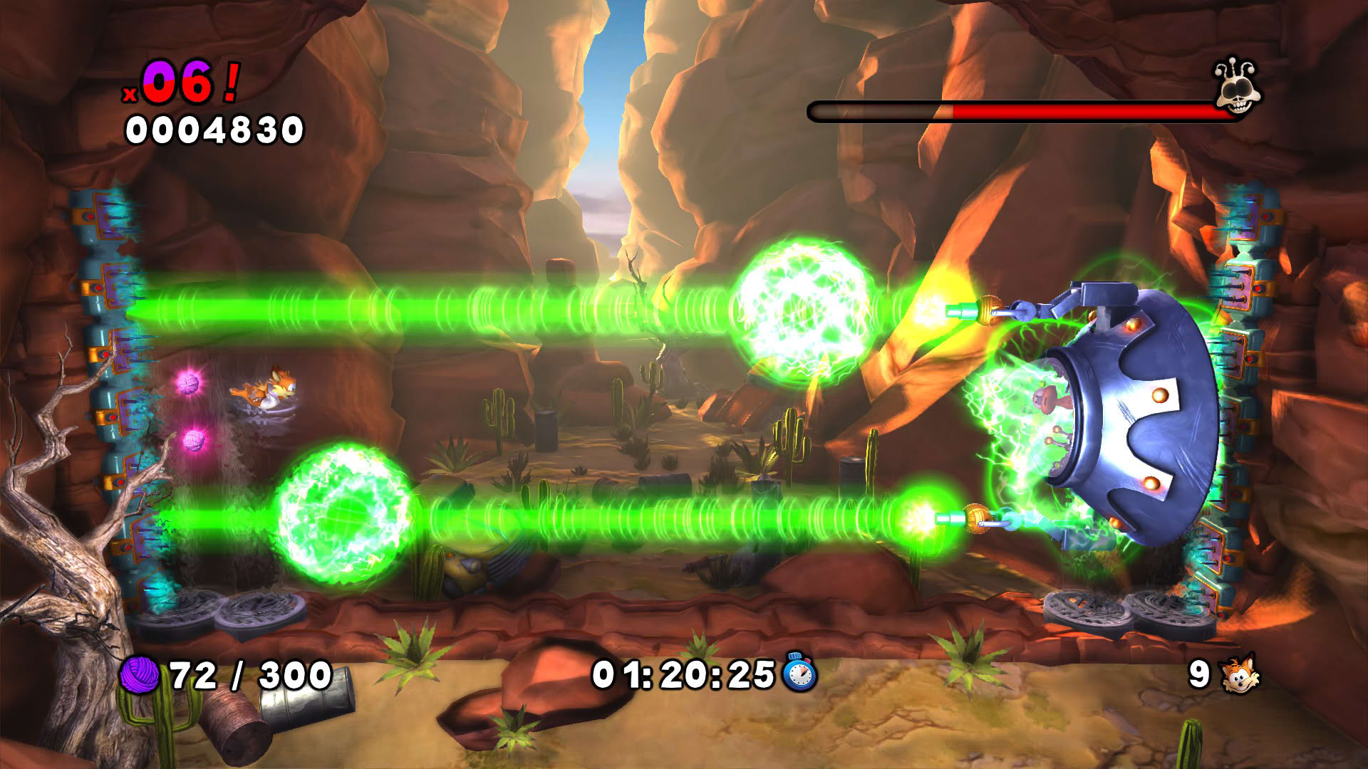 Screenshot for Bubsy: The Woolies Strike Back