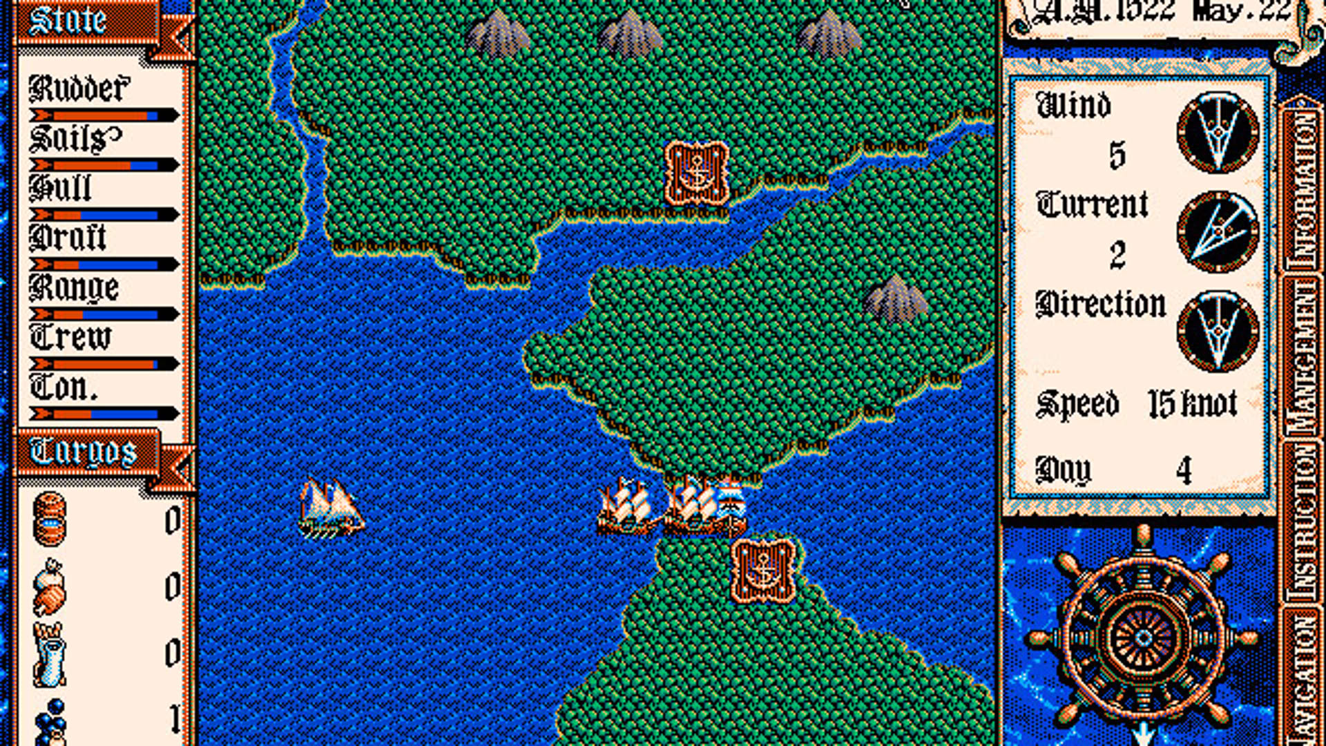 Screenshot for Uncharted Waters: New Horizons