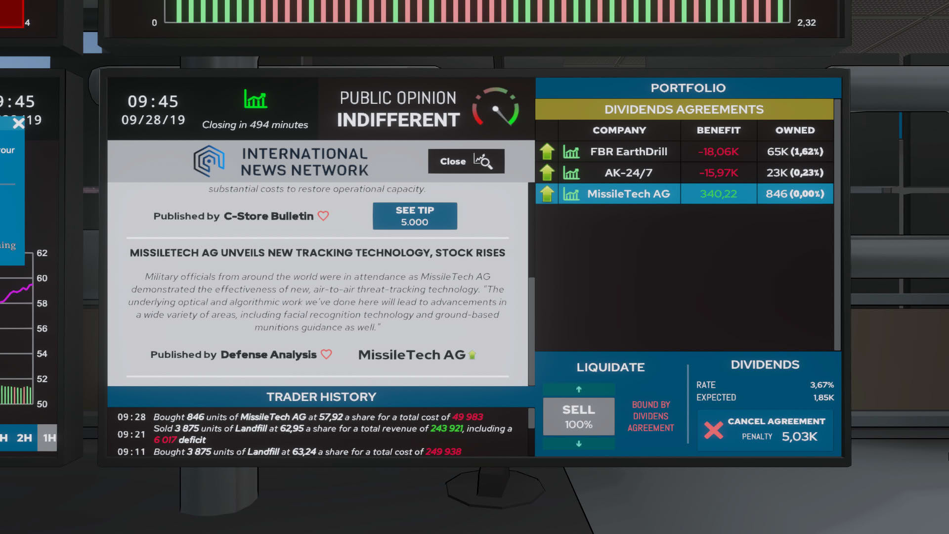 Screenshot for The Invisible Hand