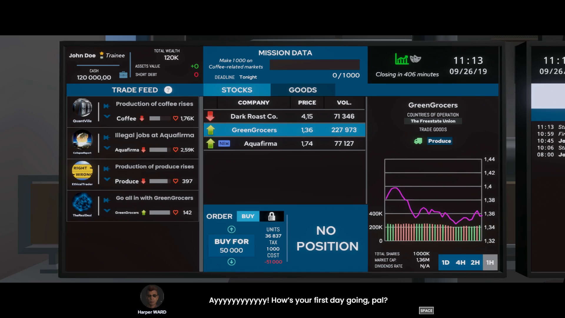 Screenshot for The Invisible Hand