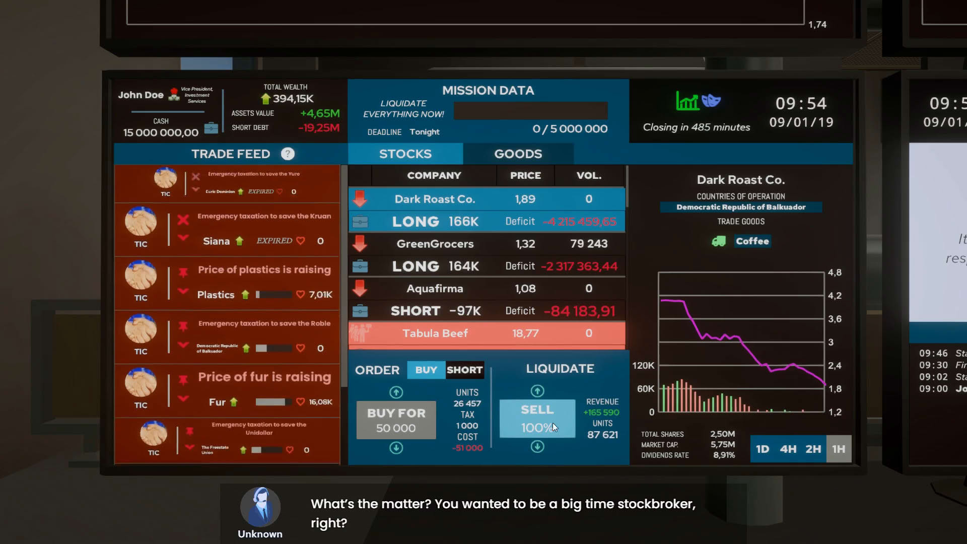 Screenshot for The Invisible Hand