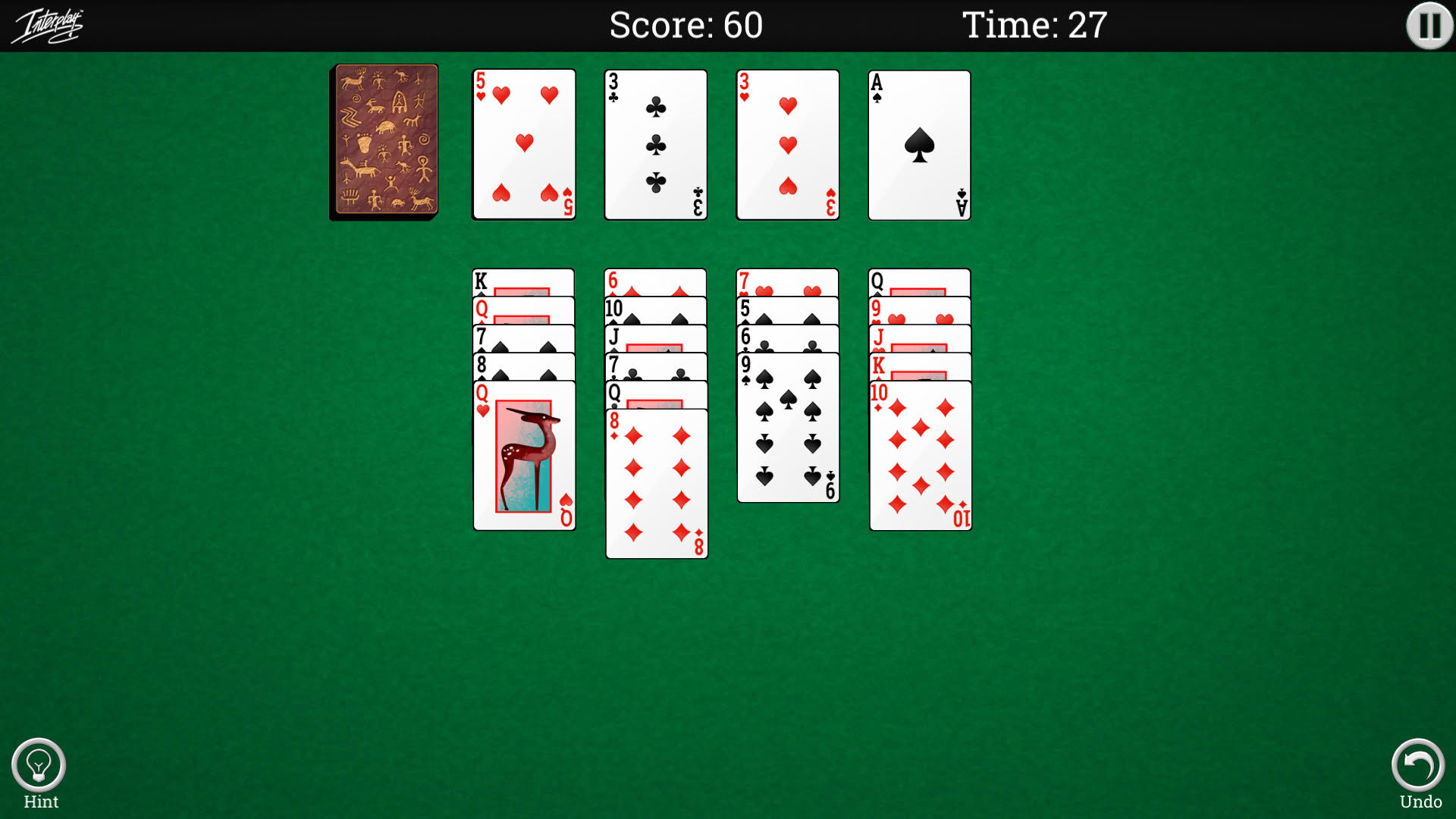 Screenshot for Interplay Solitaire