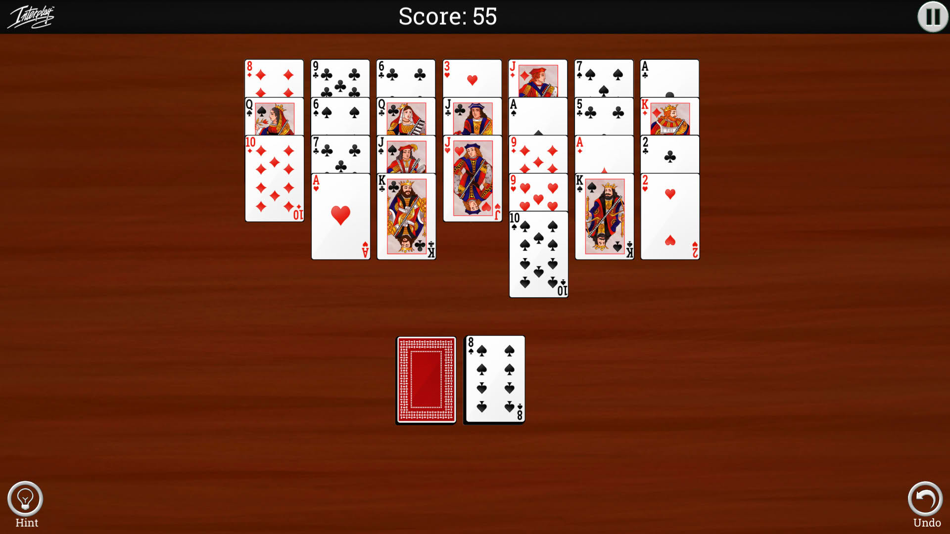 Screenshot for Interplay Solitaire