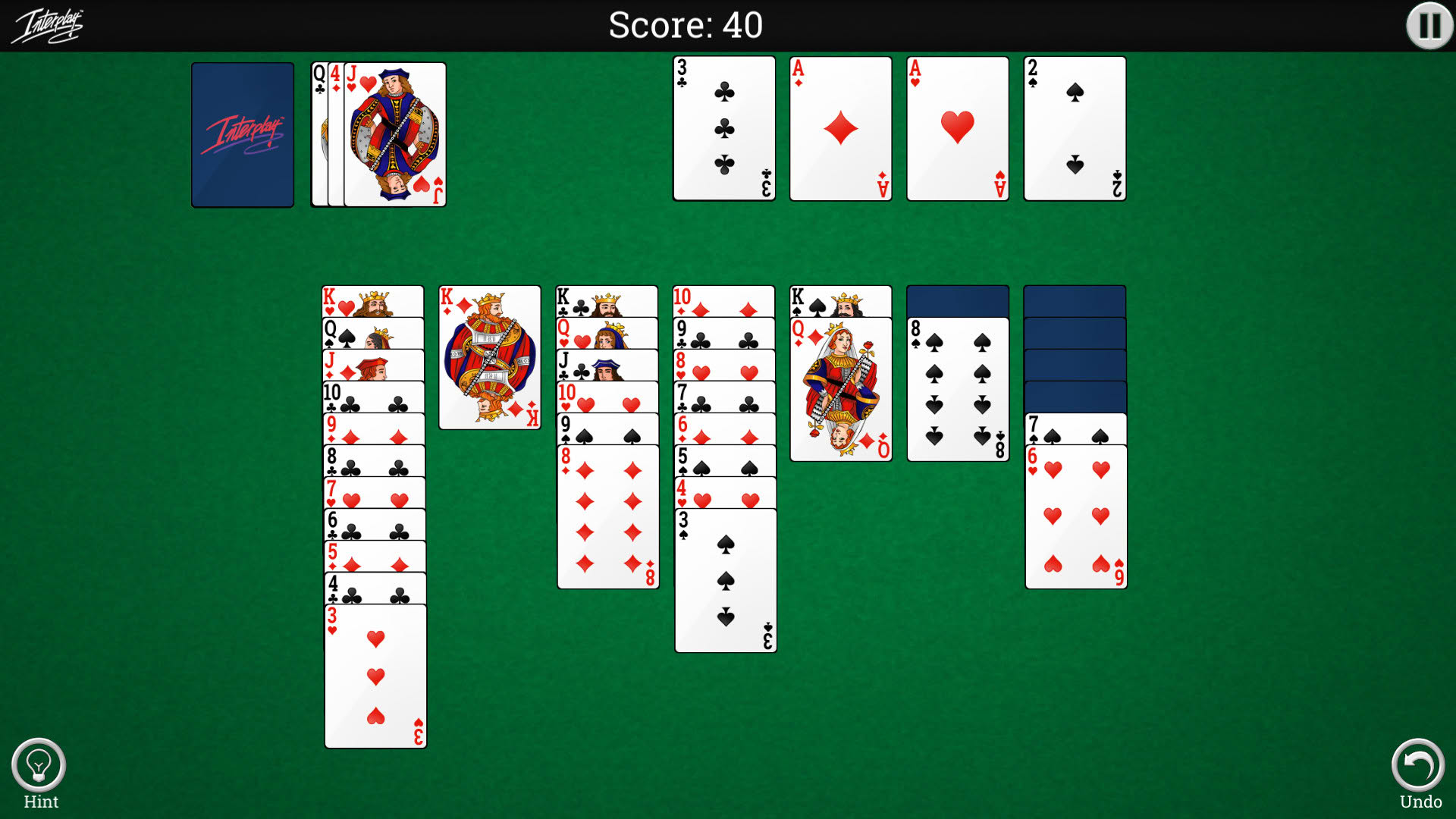 Screenshot for Interplay Solitaire