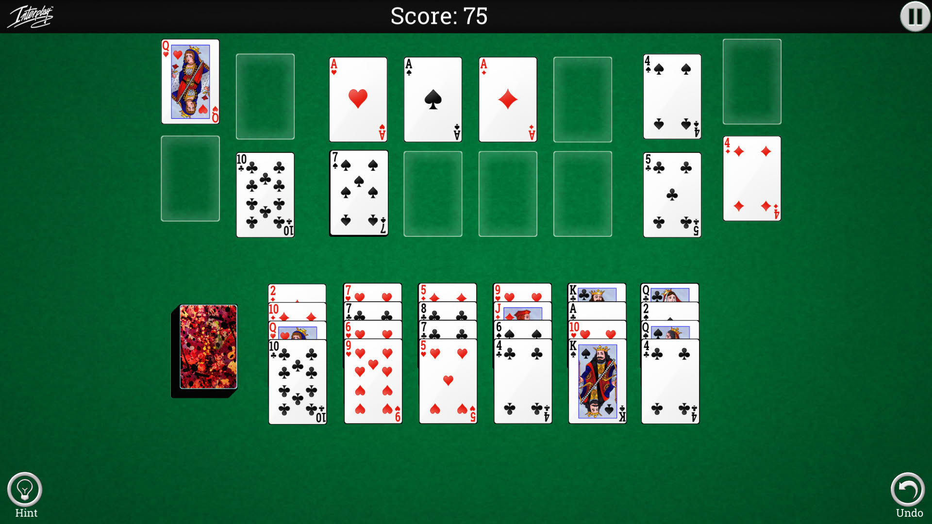 Screenshot for Interplay Solitaire