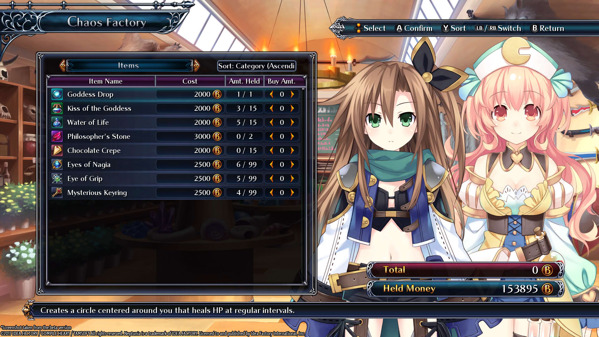 Screenshot for Cyberdimension Neptunia: 4 Goddesses Online