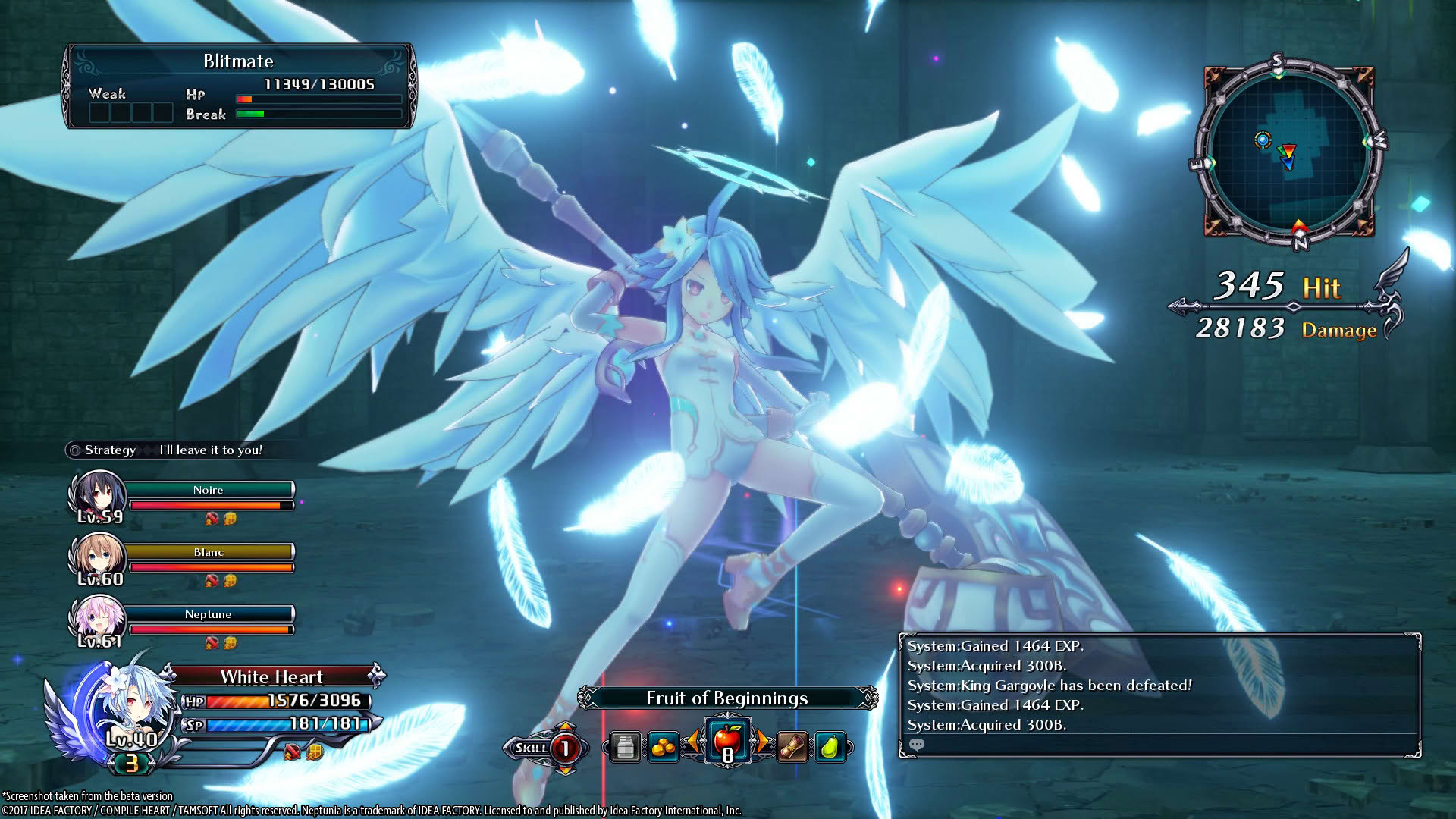 Screenshot for Cyberdimension Neptunia: 4 Goddesses Online