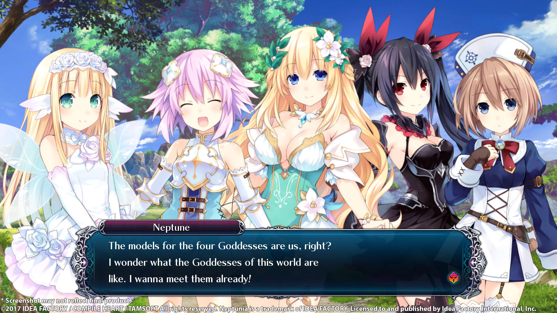 Screenshot for Cyberdimension Neptunia: 4 Goddesses Online