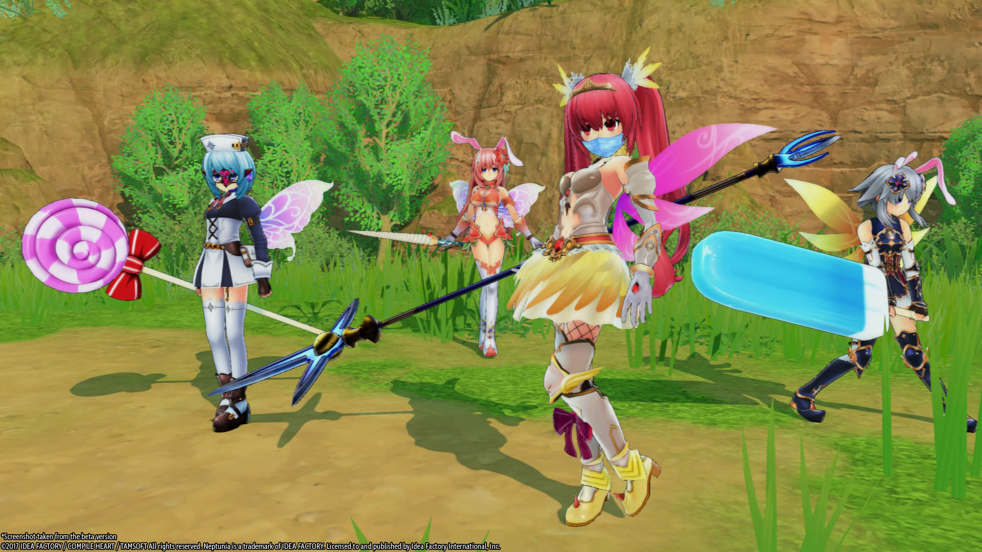 Screenshot for Cyberdimension Neptunia: 4 Goddesses Online