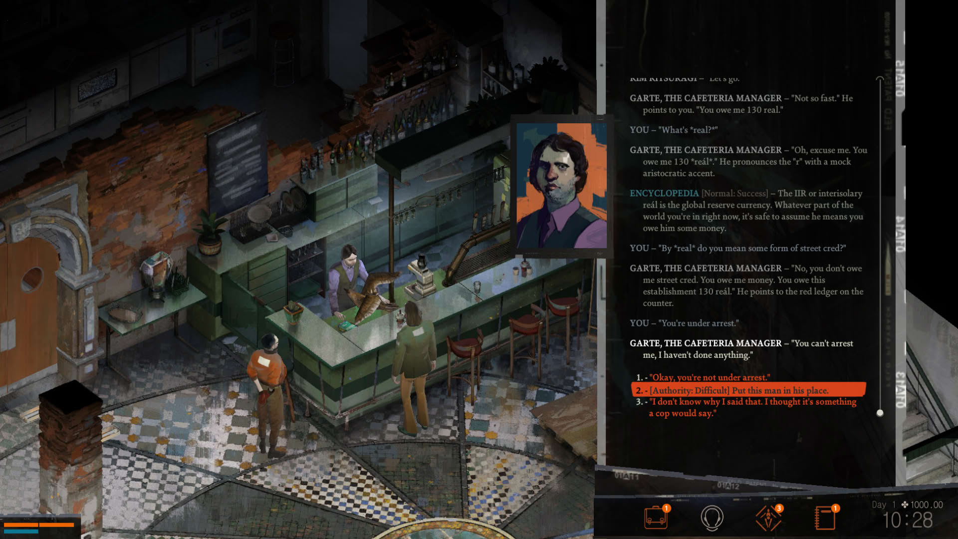 Screenshot for Disco Elysium