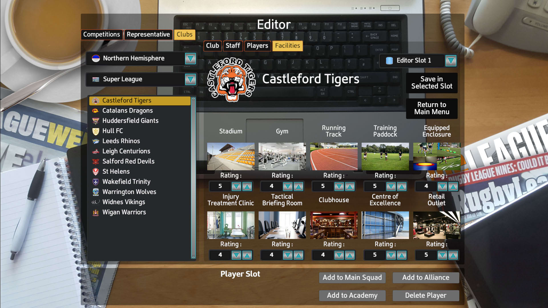Screenshot for Rugby League Team Manager 2018