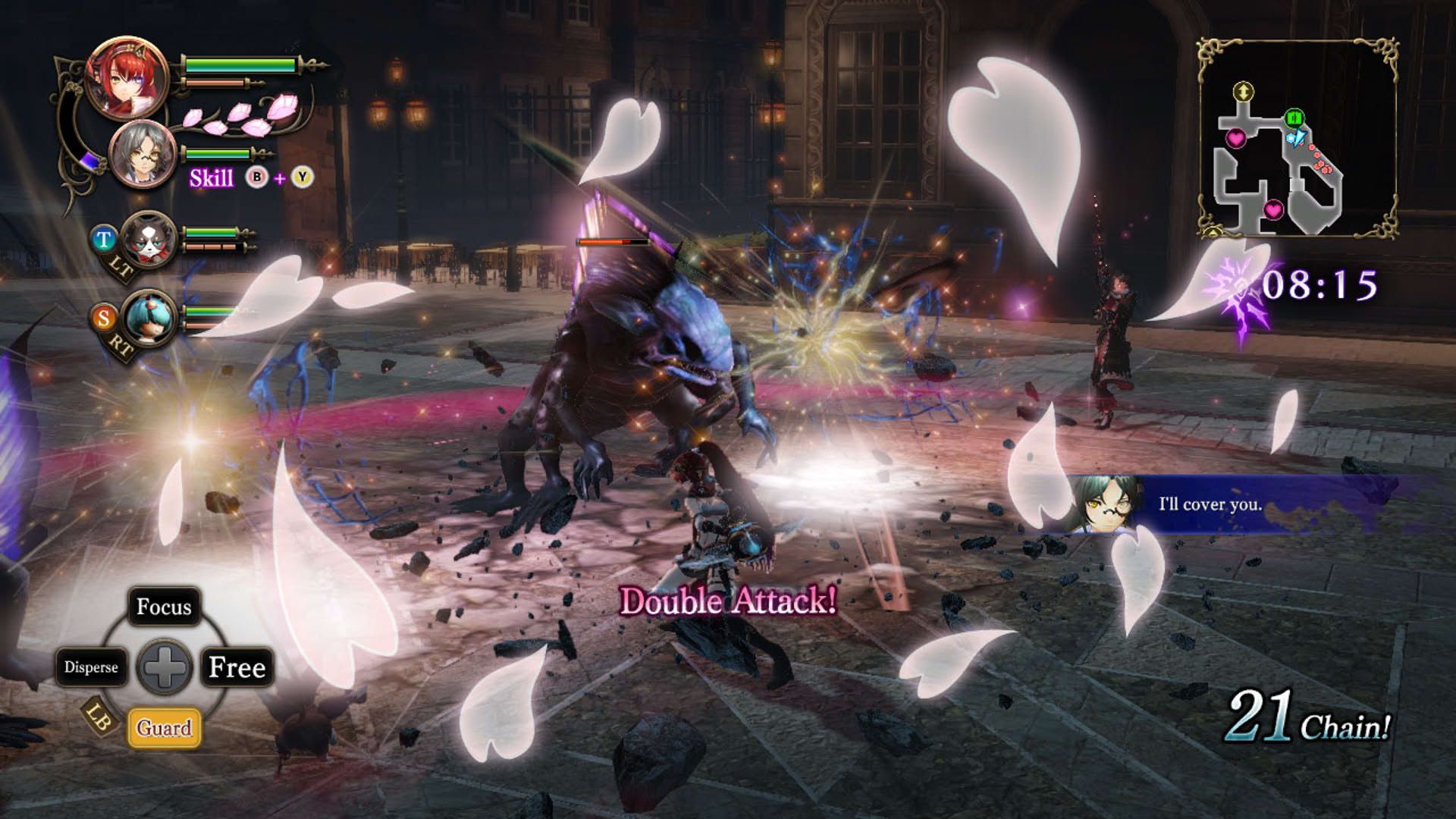 Screenshot for Nights of Azure 2: Bride of the New Moon