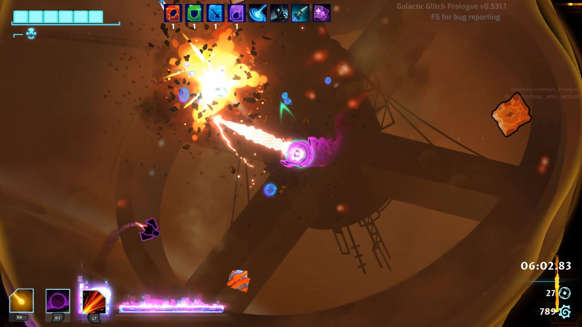 Screenshot for Galactic Glitch: Prologue