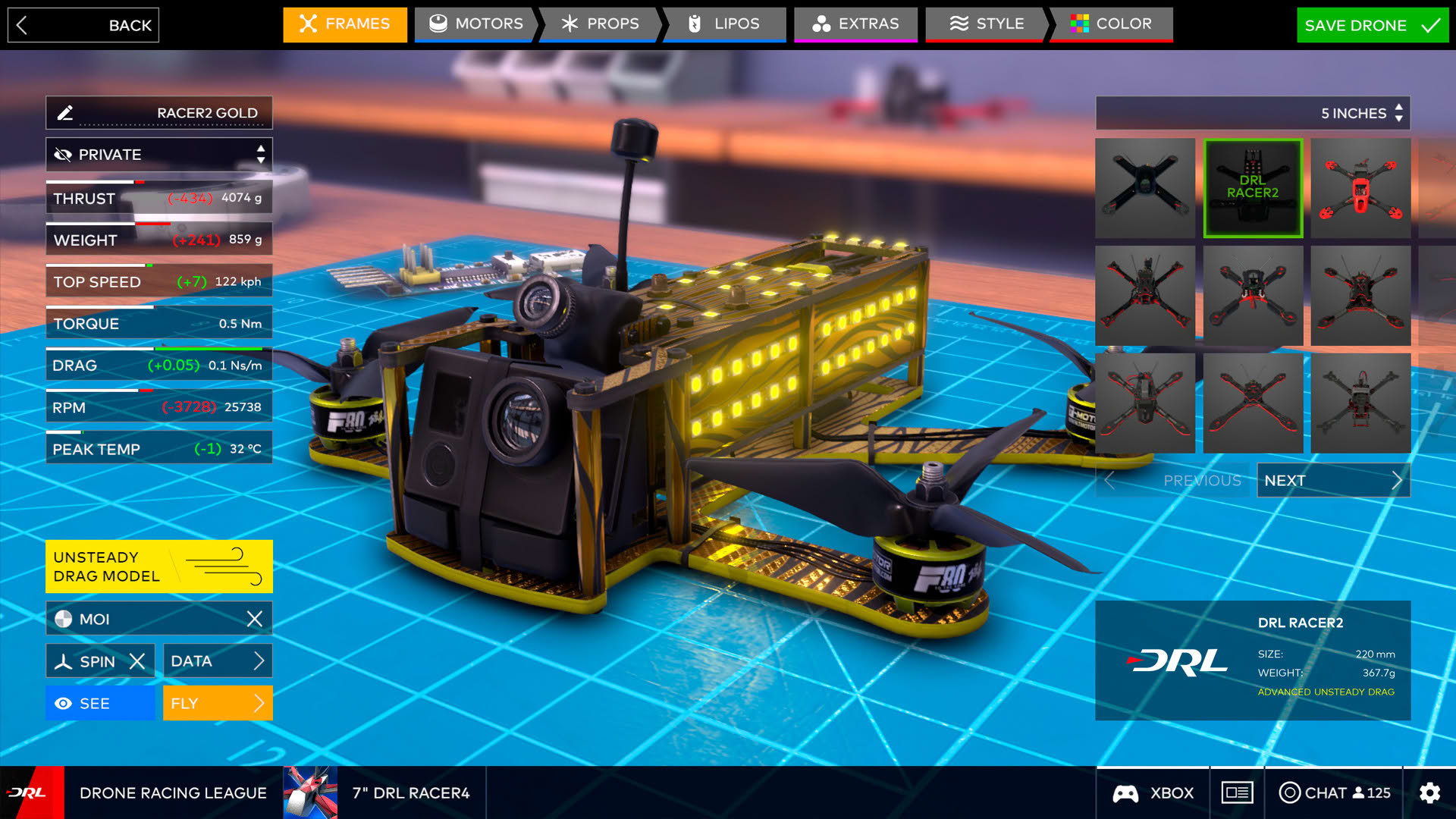 Screenshot for The Drone Racing League Simulator