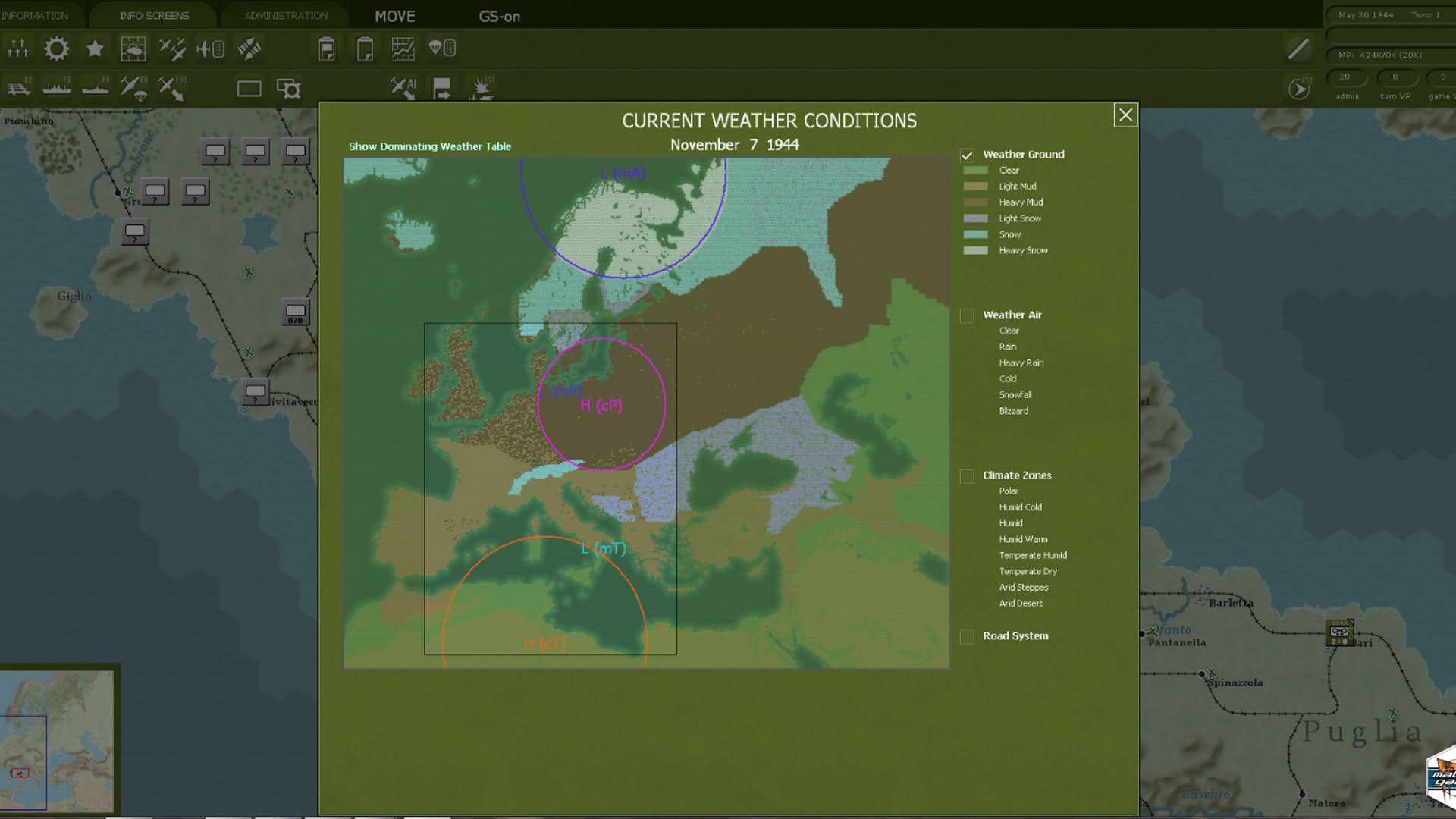 Screenshot for Gary Grigsby's War in the West