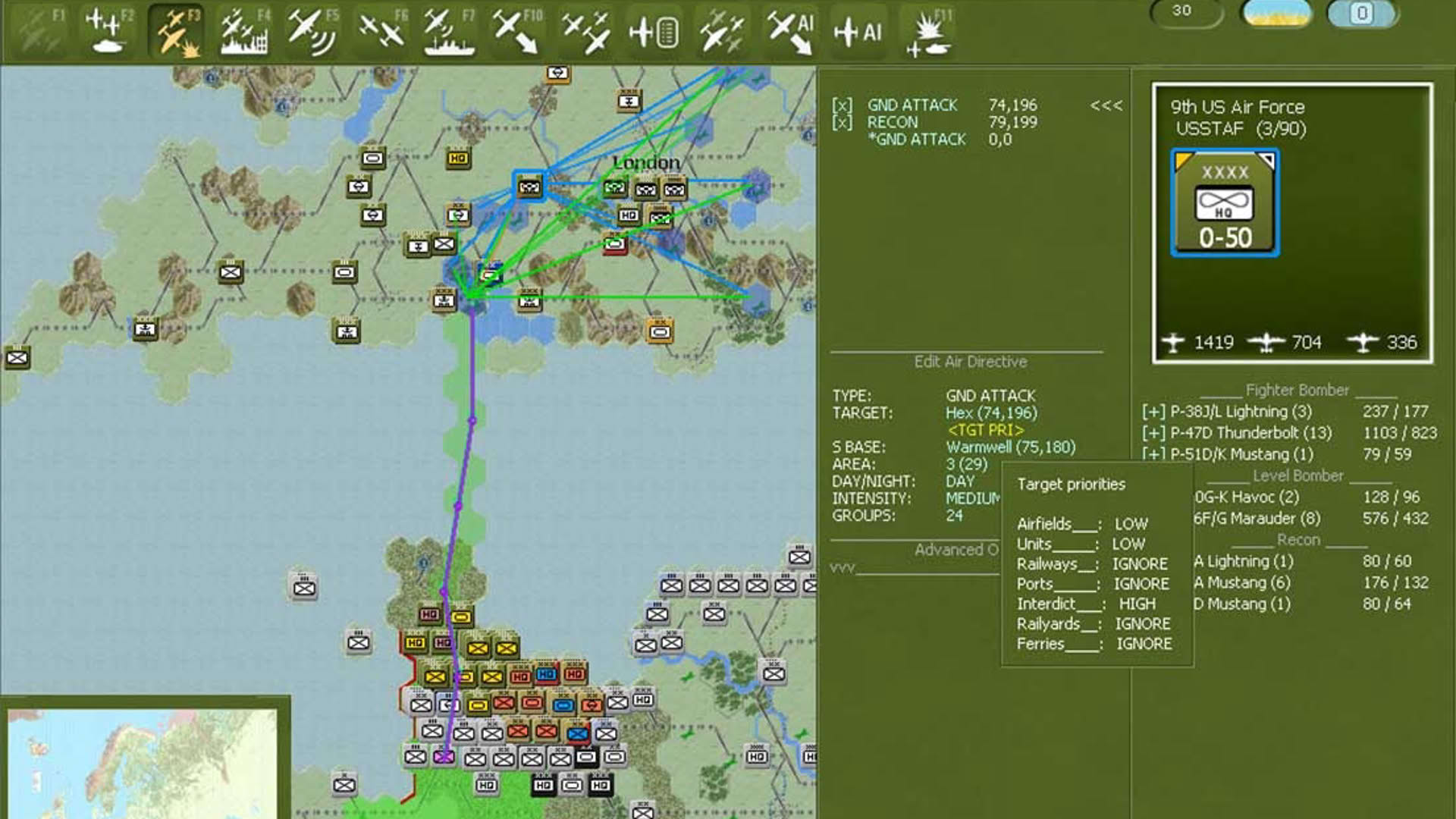 Screenshot for Gary Grigsby's War in the West