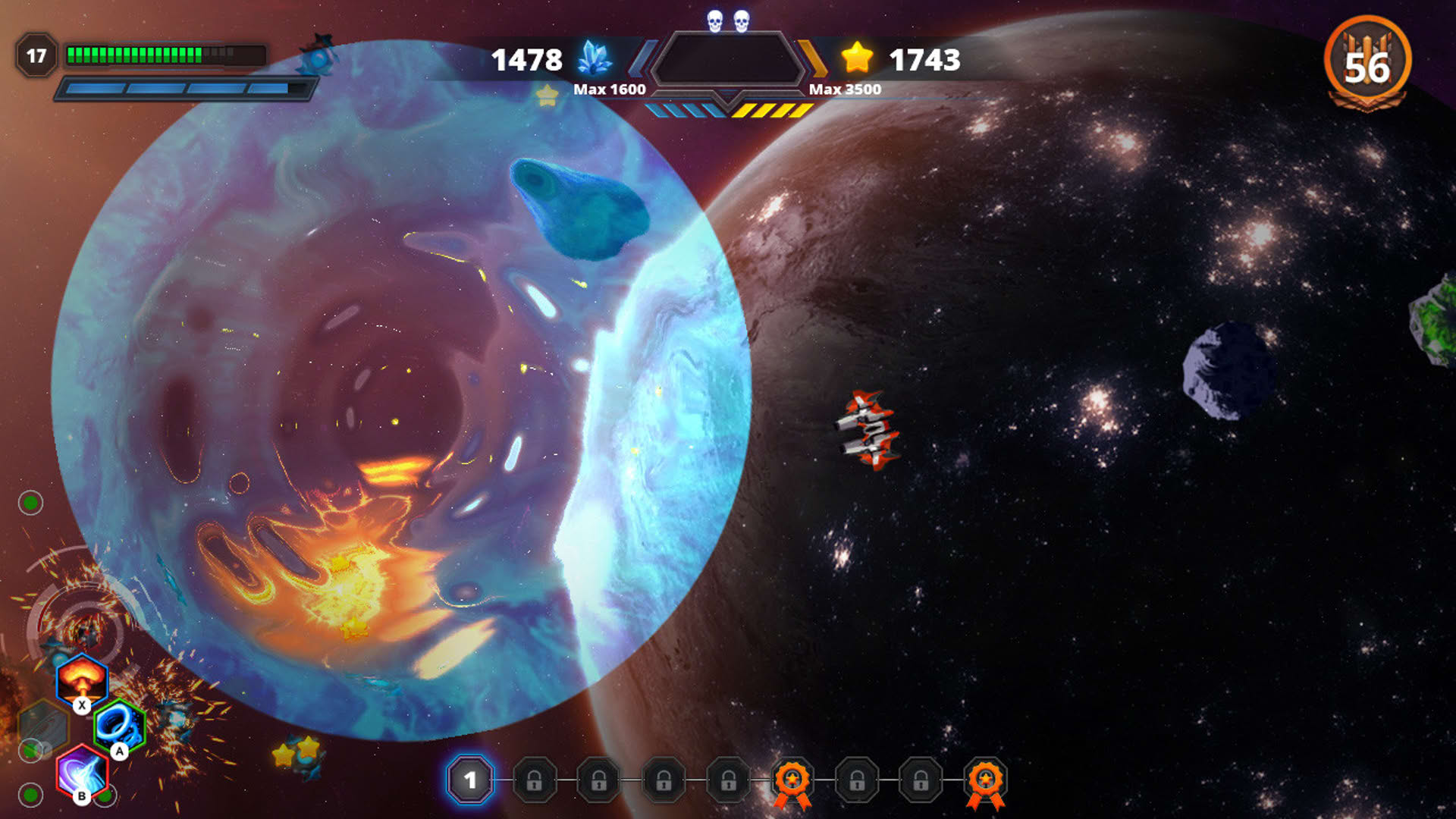 Screenshot for Space Avenger: Empire of Nexx