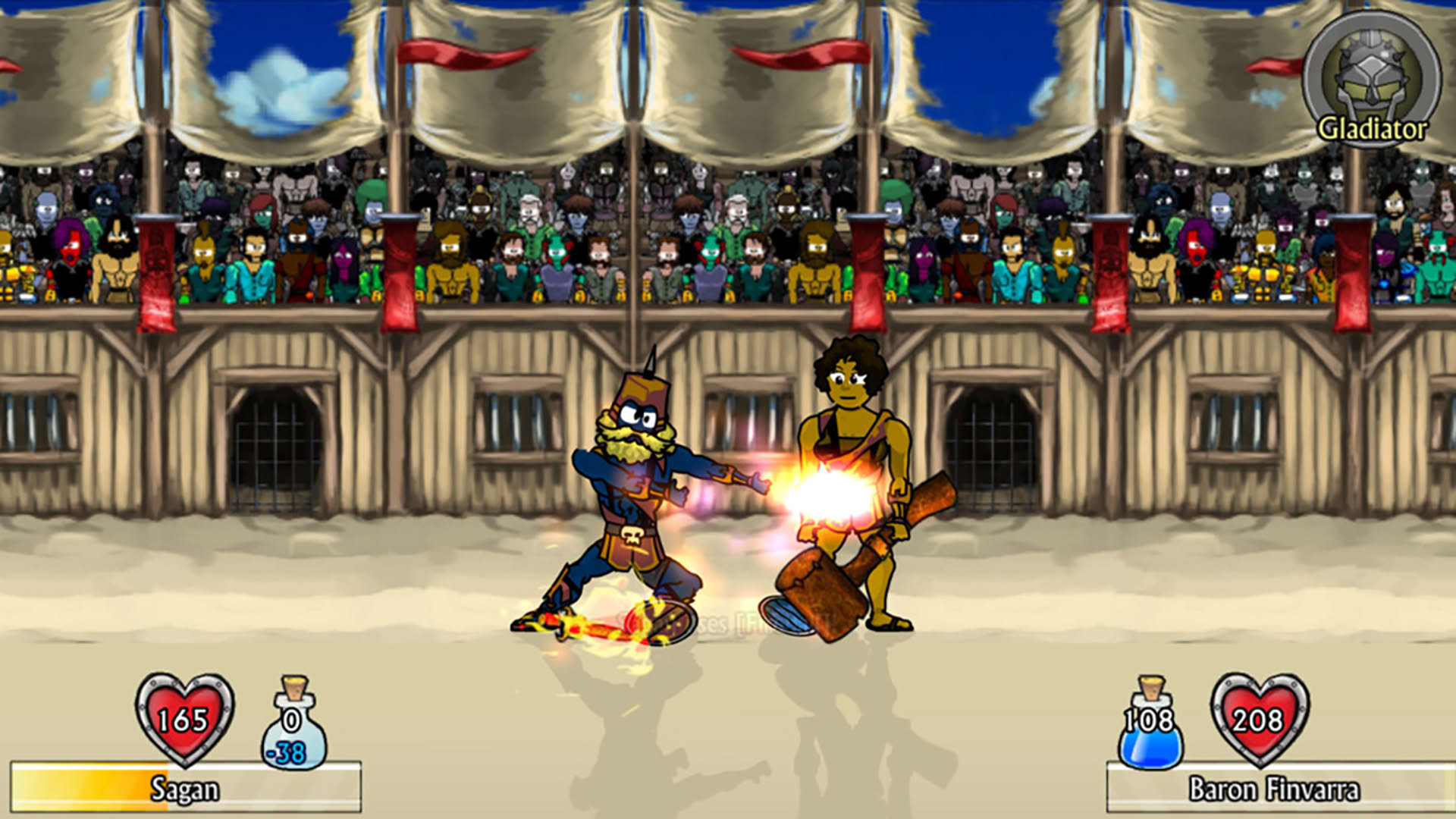 Screenshot for Swords and Sandals 2 Redux: Maximus Edition