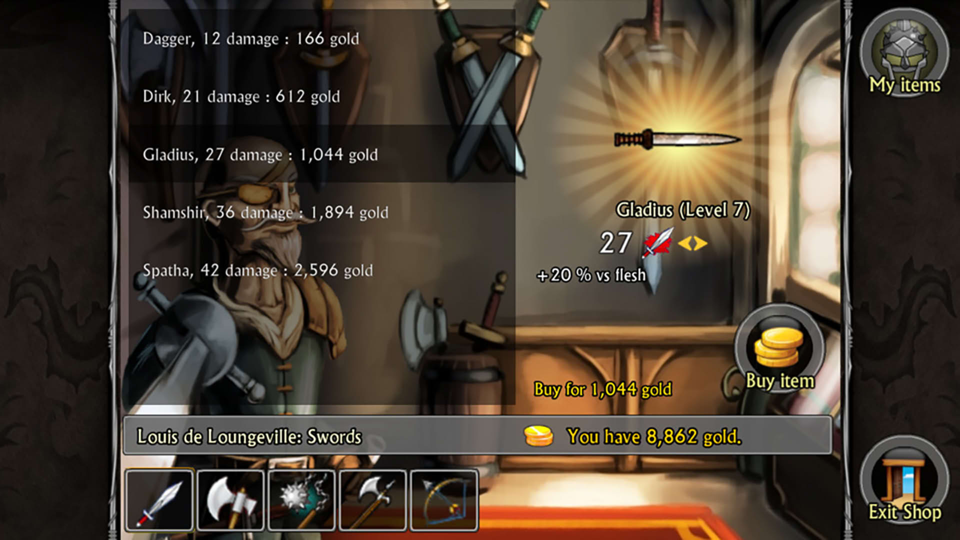 Screenshot for Swords and Sandals 2 Redux: Maximus Edition