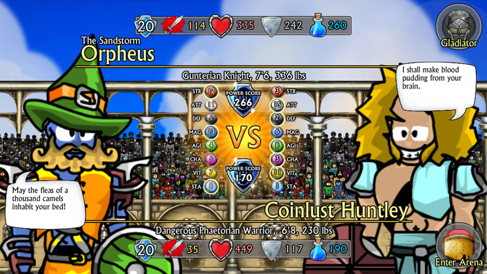 Screenshot for Swords and Sandals 2 Redux: Maximus Edition