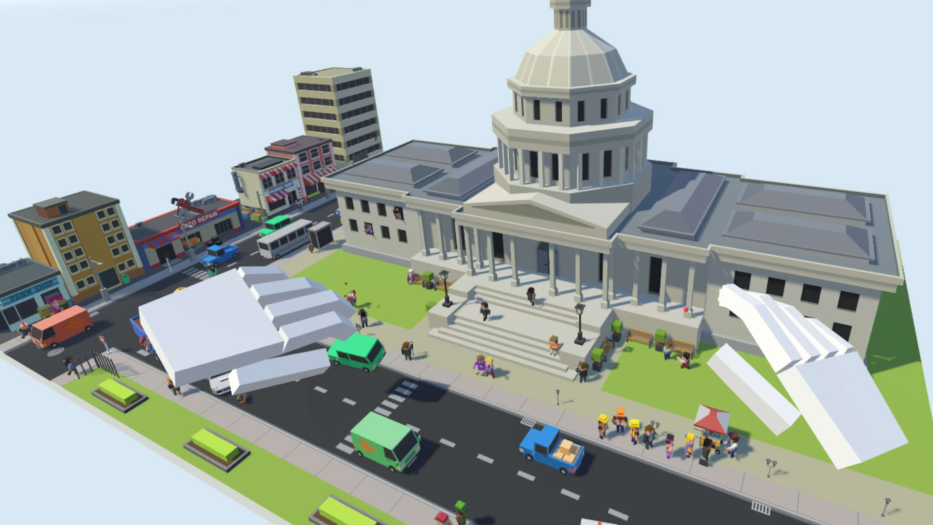 Screenshot for Tiny Town VR