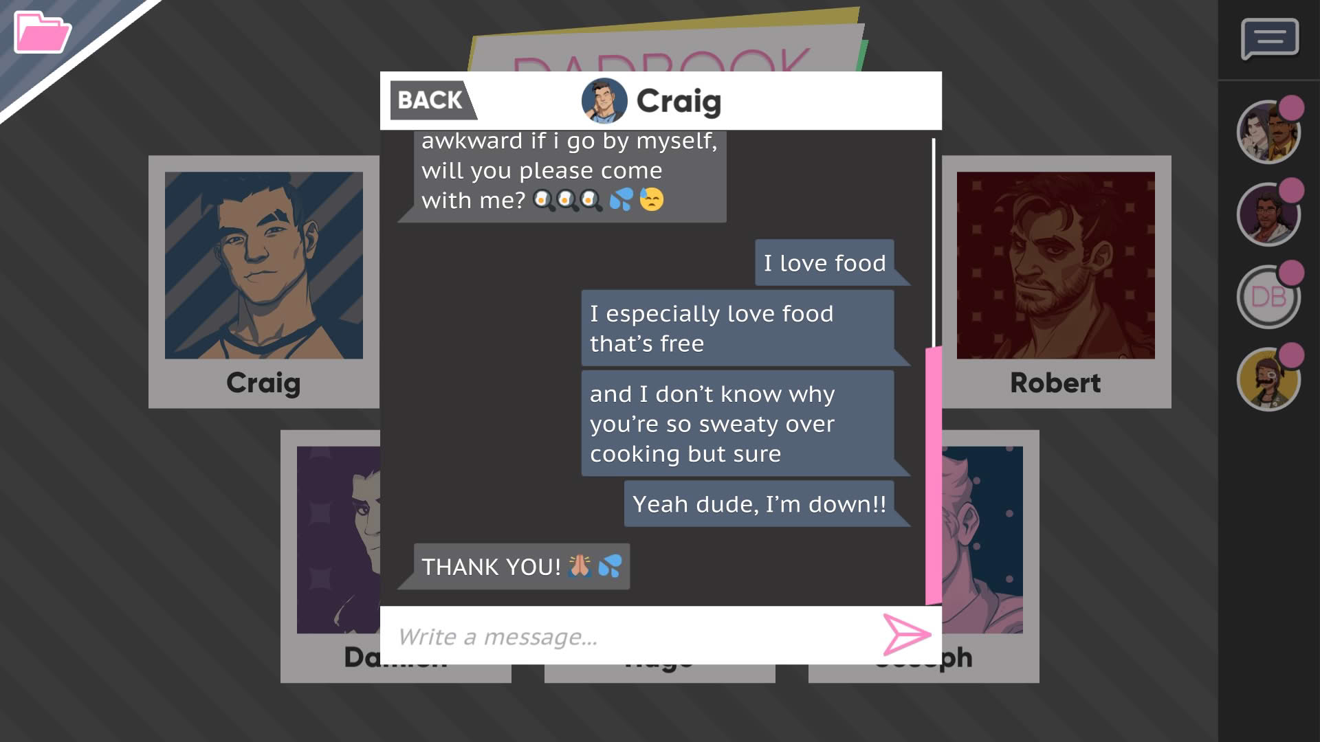 Screenshot for Dream Daddy: A Dad Dating Simulator
