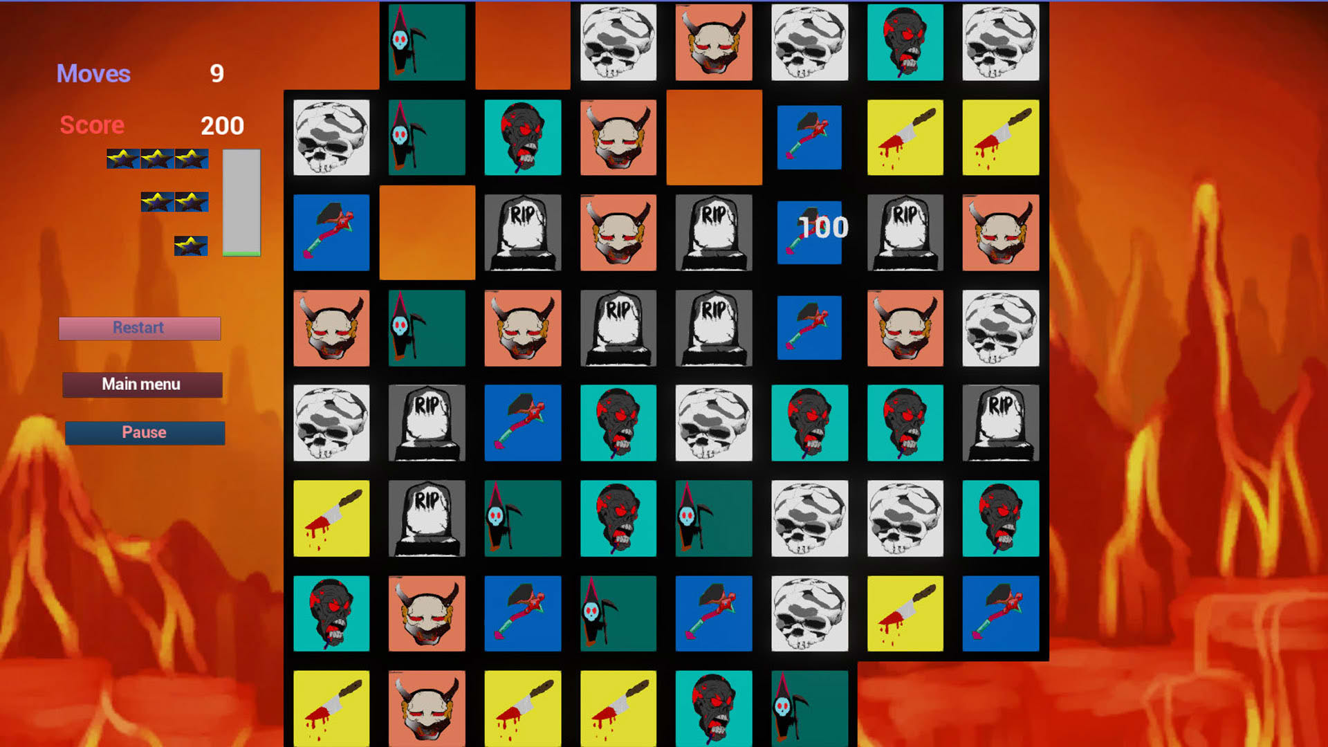 Screenshot for Inferno Puzzle