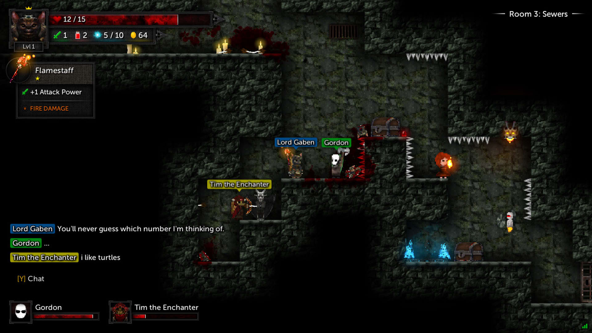 Screenshot for Tallowmere 2: Curse of the Kittens