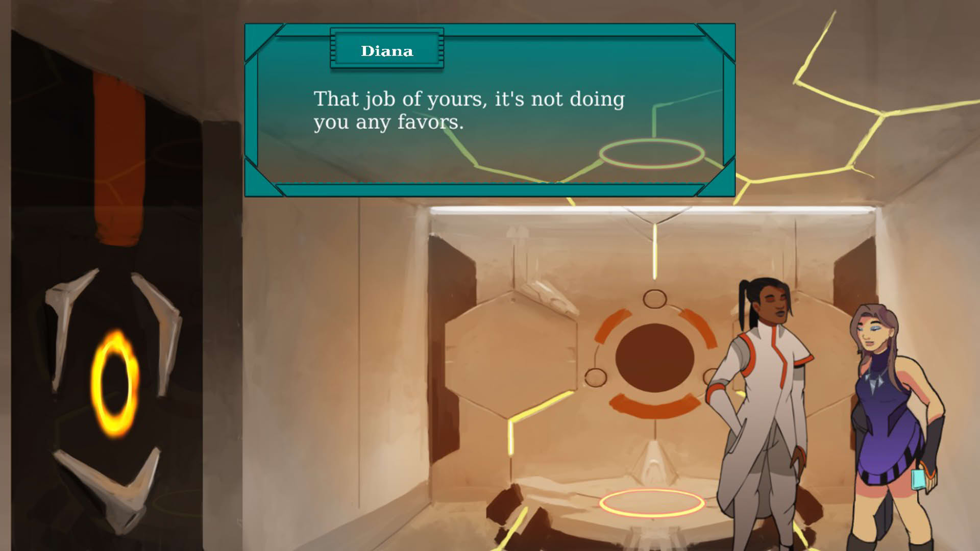 Screenshot for A2Be: A Science Fiction Narrative