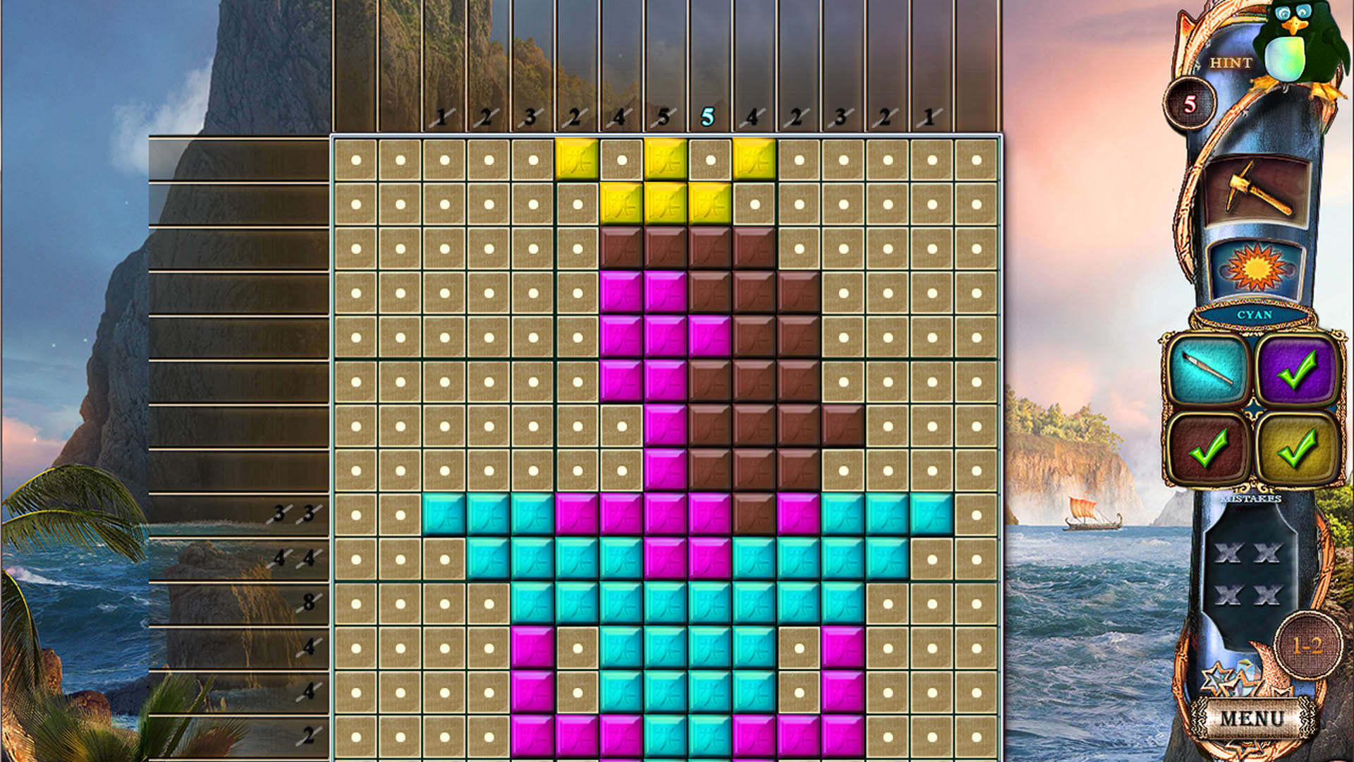 Screenshot for Fantasy Mosaics 15: Ancient Land