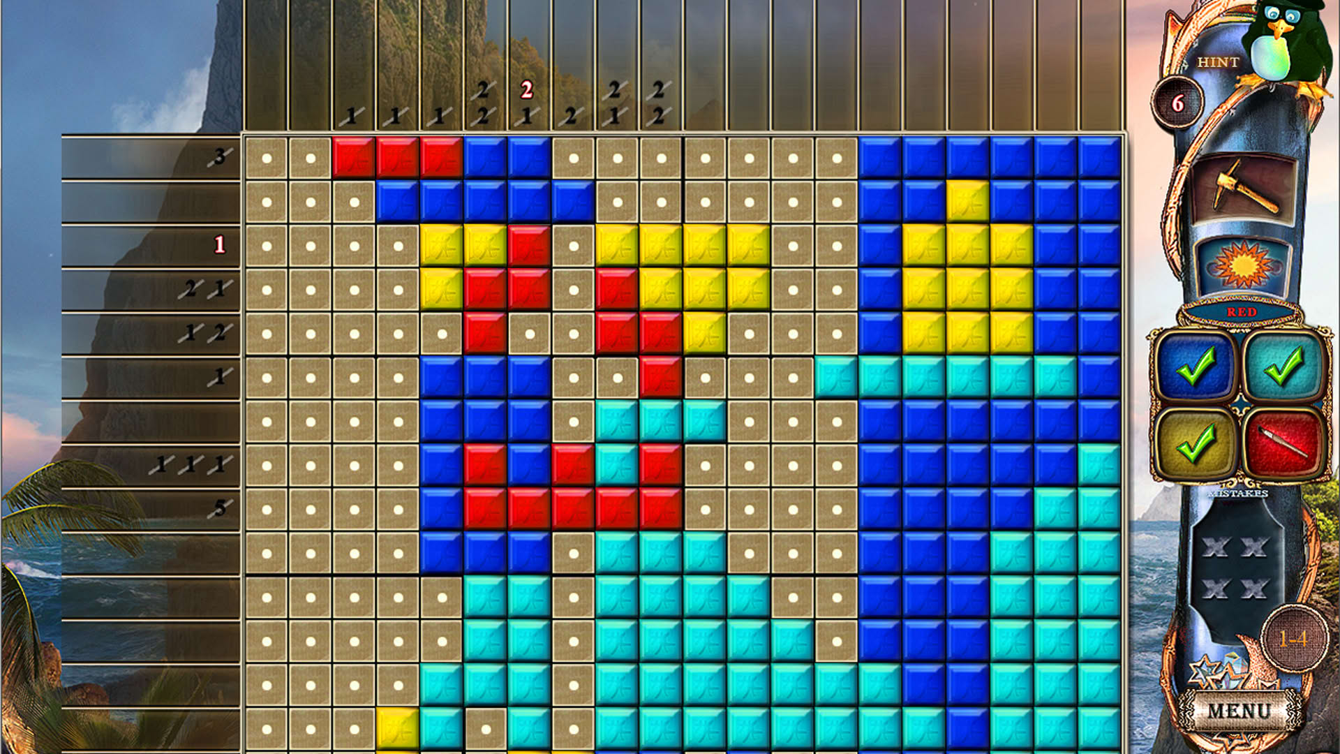 Screenshot for Fantasy Mosaics 15: Ancient Land