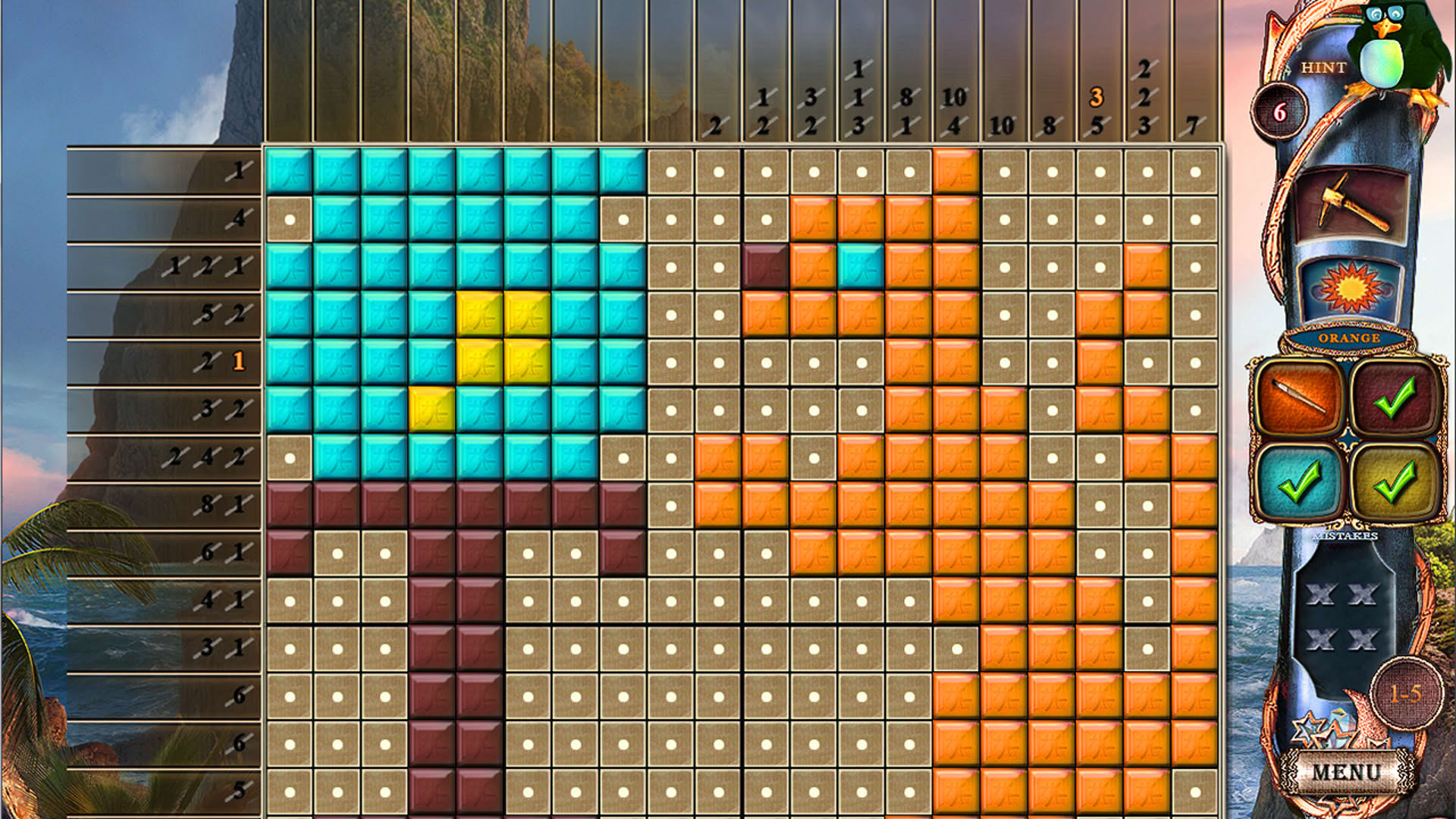Screenshot for Fantasy Mosaics 15: Ancient Land