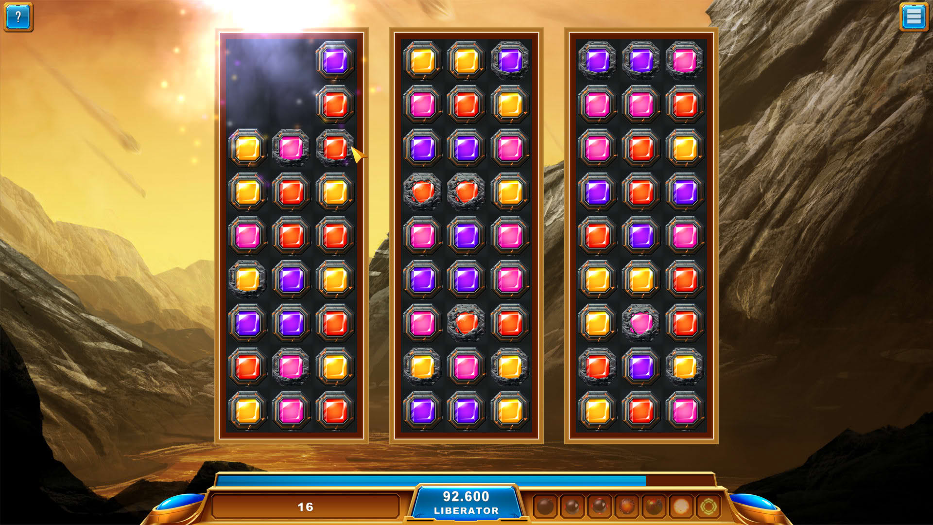 Screenshot for 2 Planets Fire and Ice