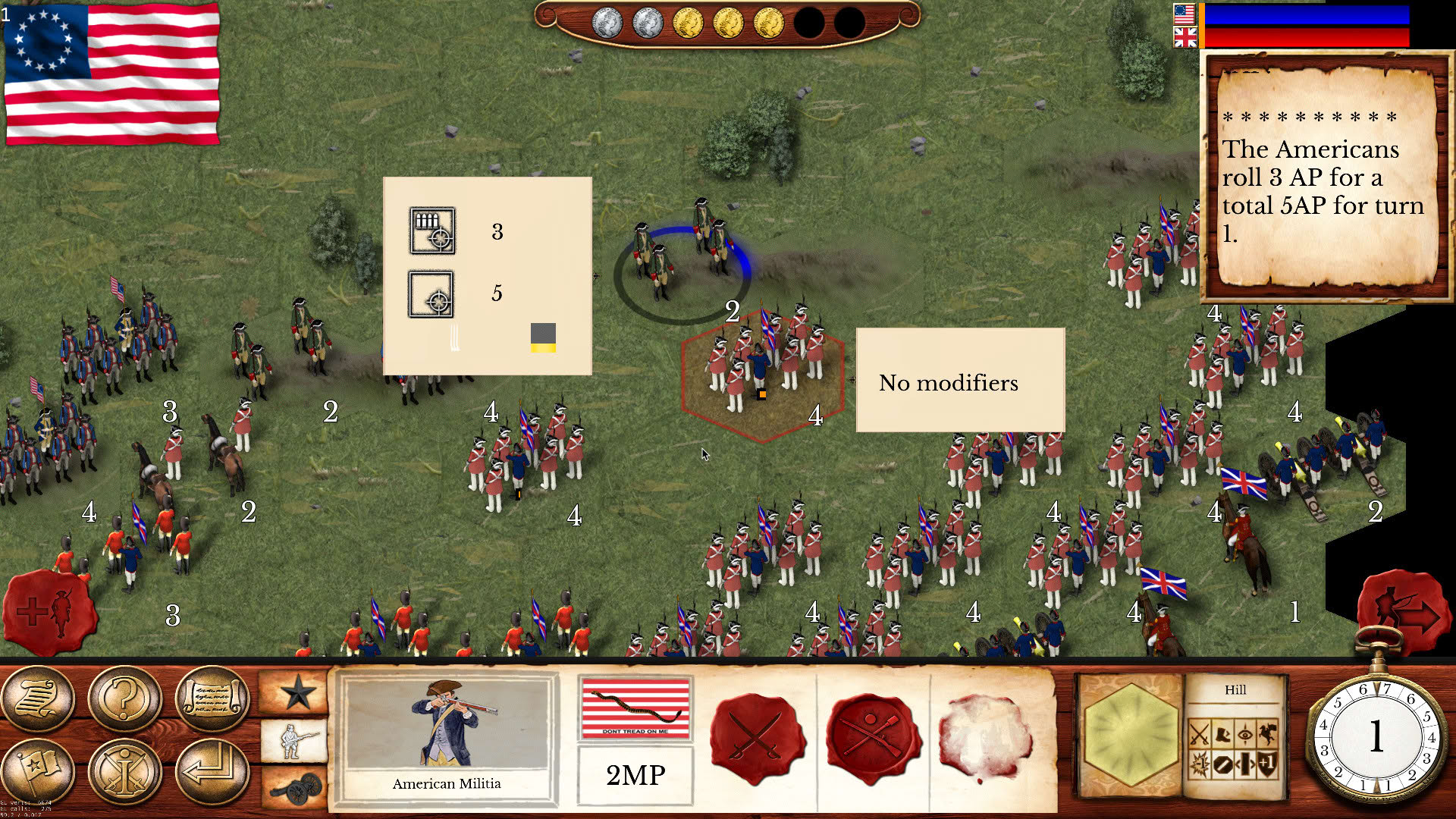 Screenshot for Hold the Line: The American Revolution