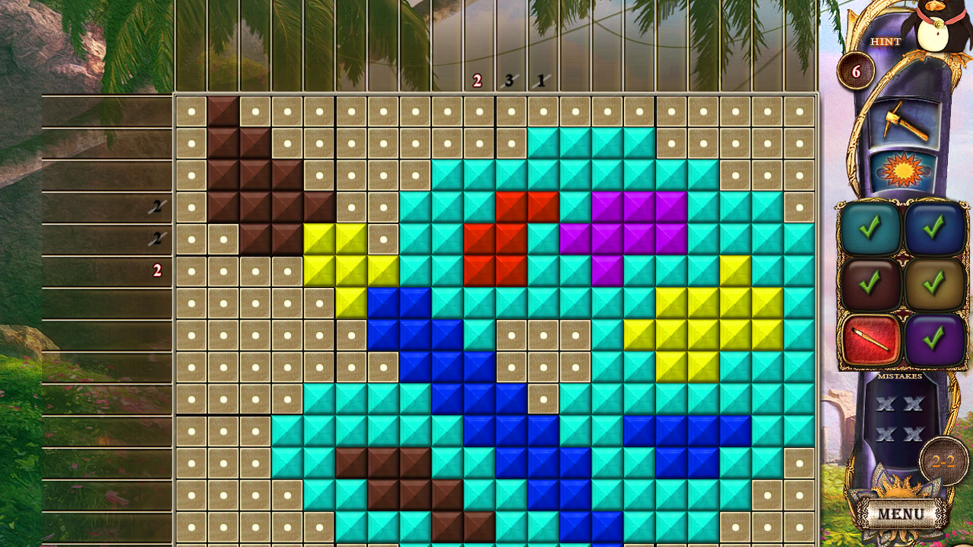 Screenshot for Fantasy Mosaics 17: New Palette