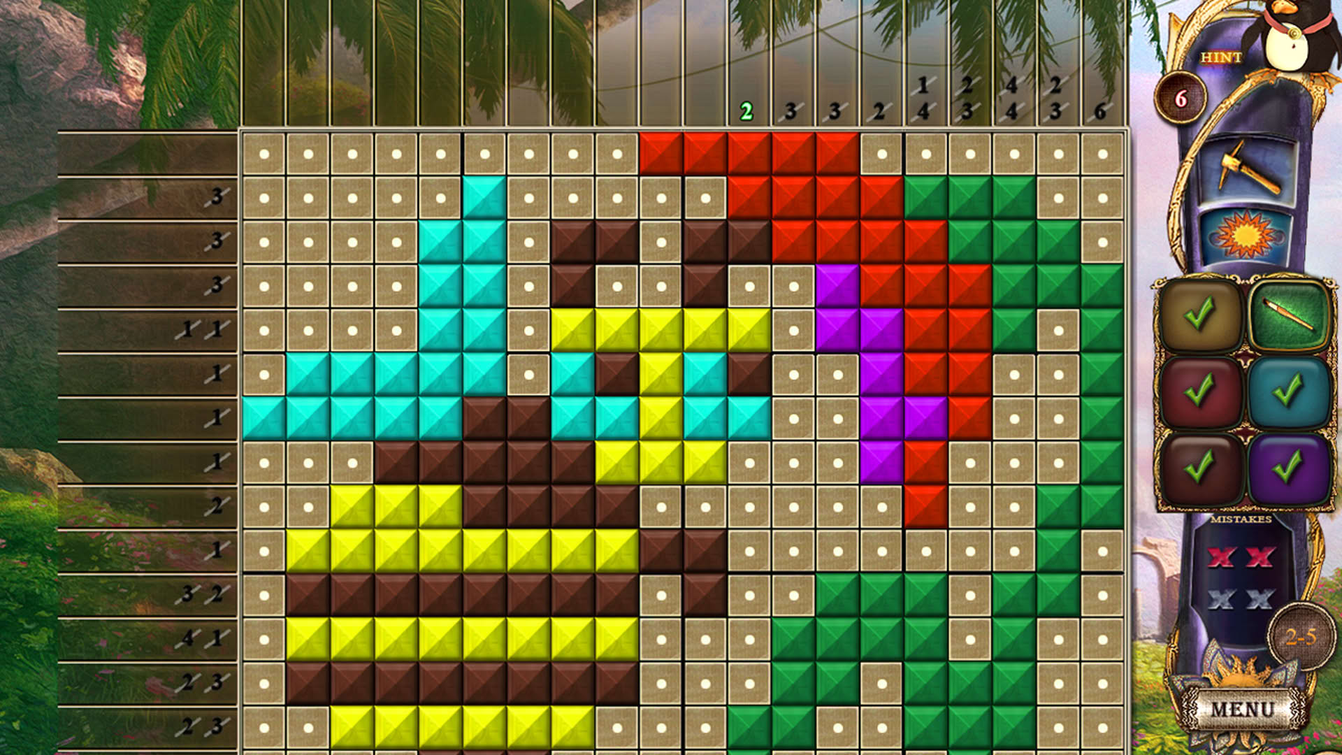 Screenshot for Fantasy Mosaics 17: New Palette