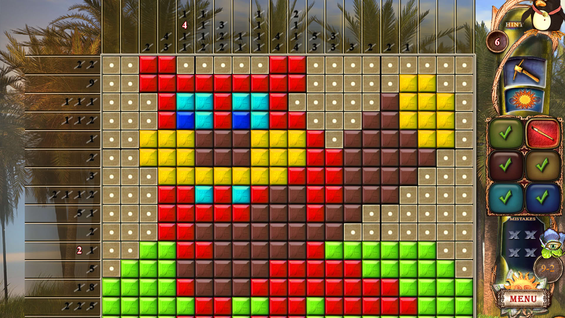 Screenshot for Fantasy Mosaics 18: Explore New Colors