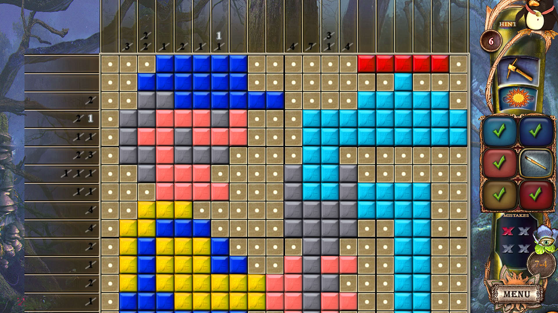 Screenshot for Fantasy Mosaics 18: Explore New Colors