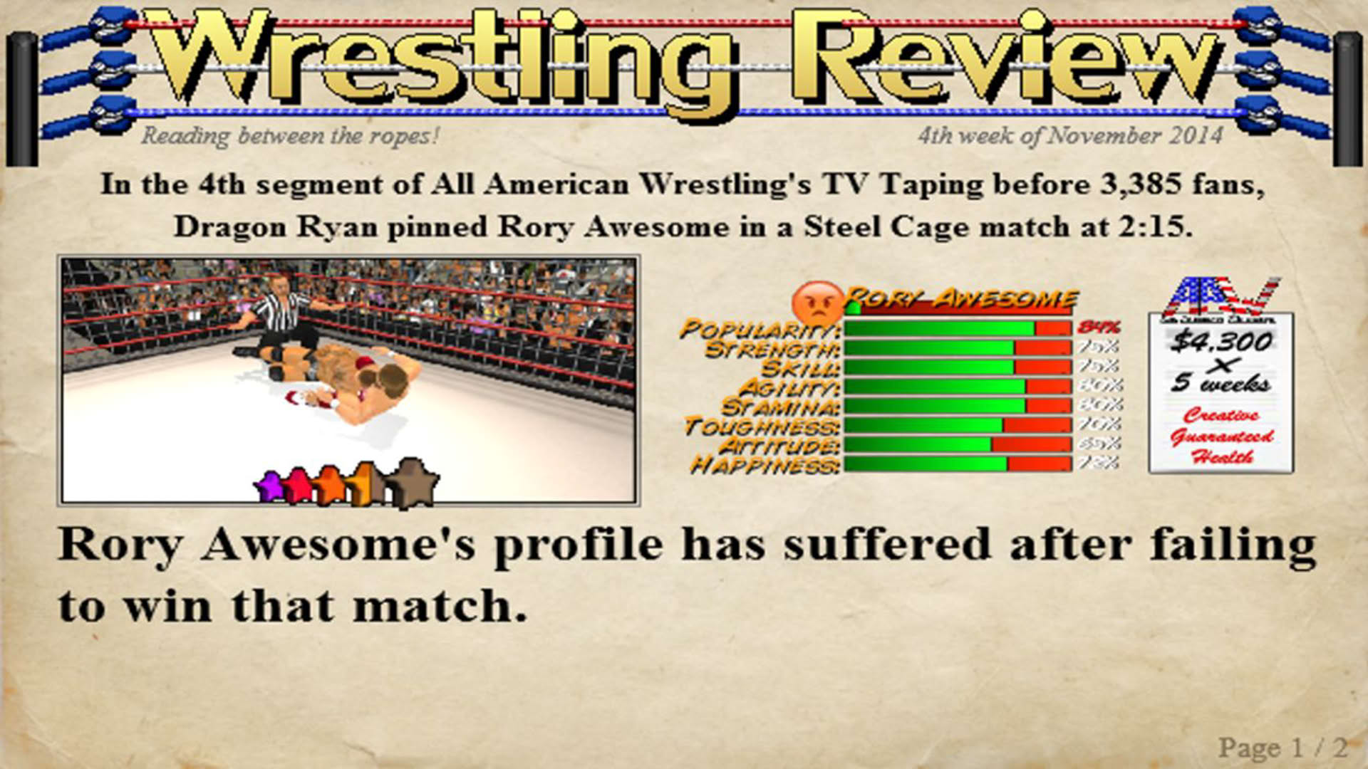 Screenshot for Wrestling Revolution 3D