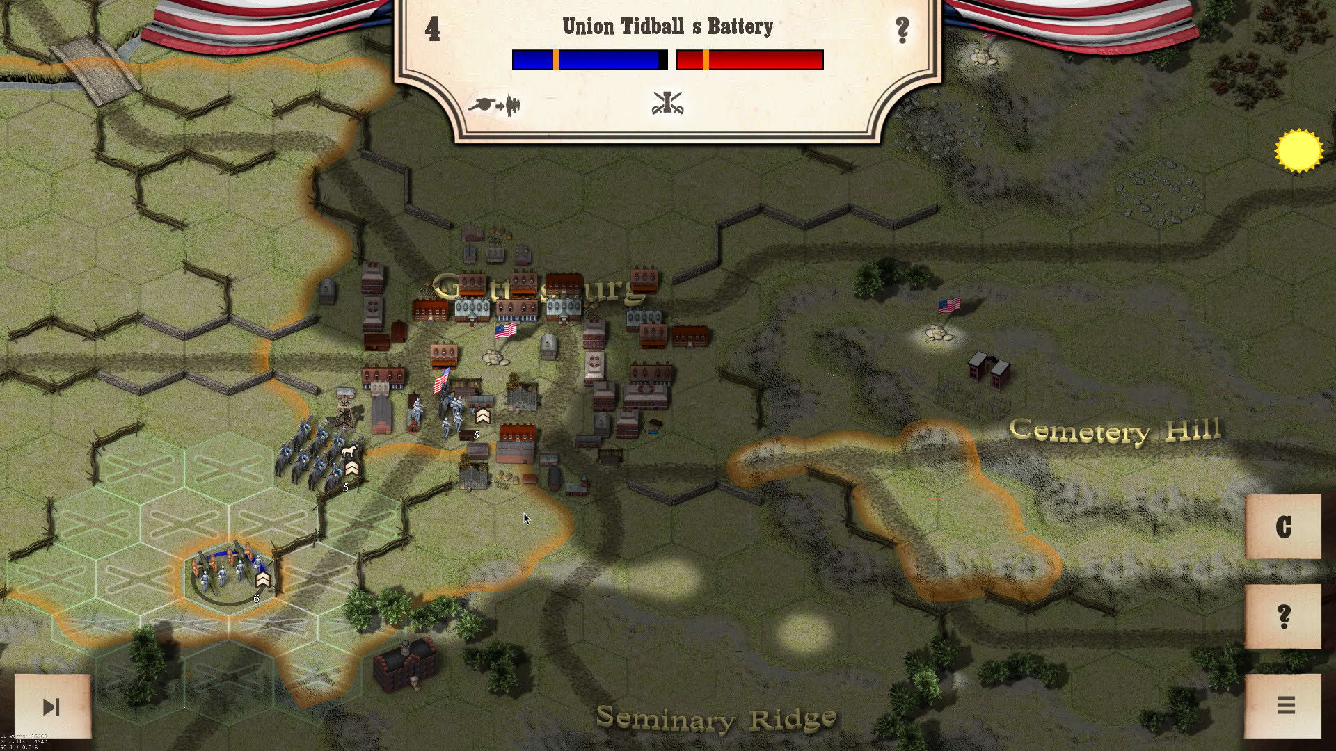 Screenshot for Civil War: Gettysburg