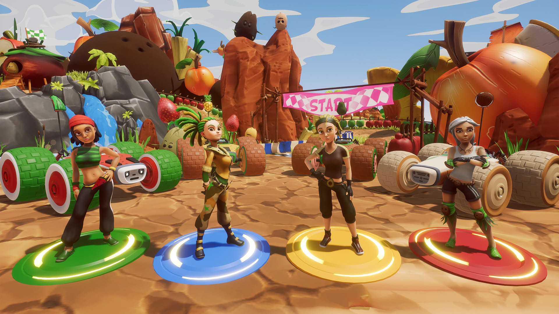 Screenshot for All-Star Fruit Racing