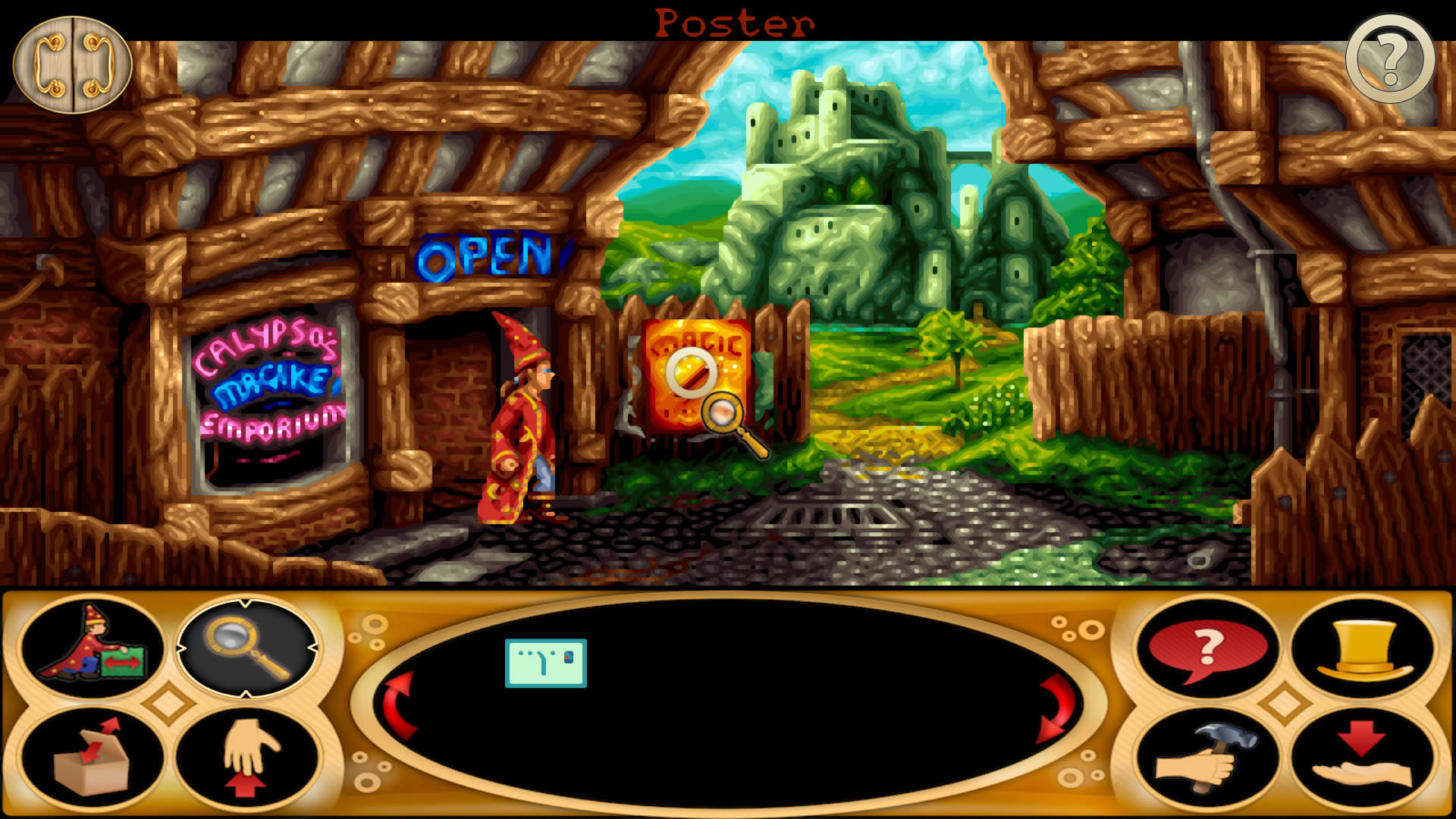 Screenshot for Simon the Sorcerer II: The Lion, the Wizard and the Wardrobe