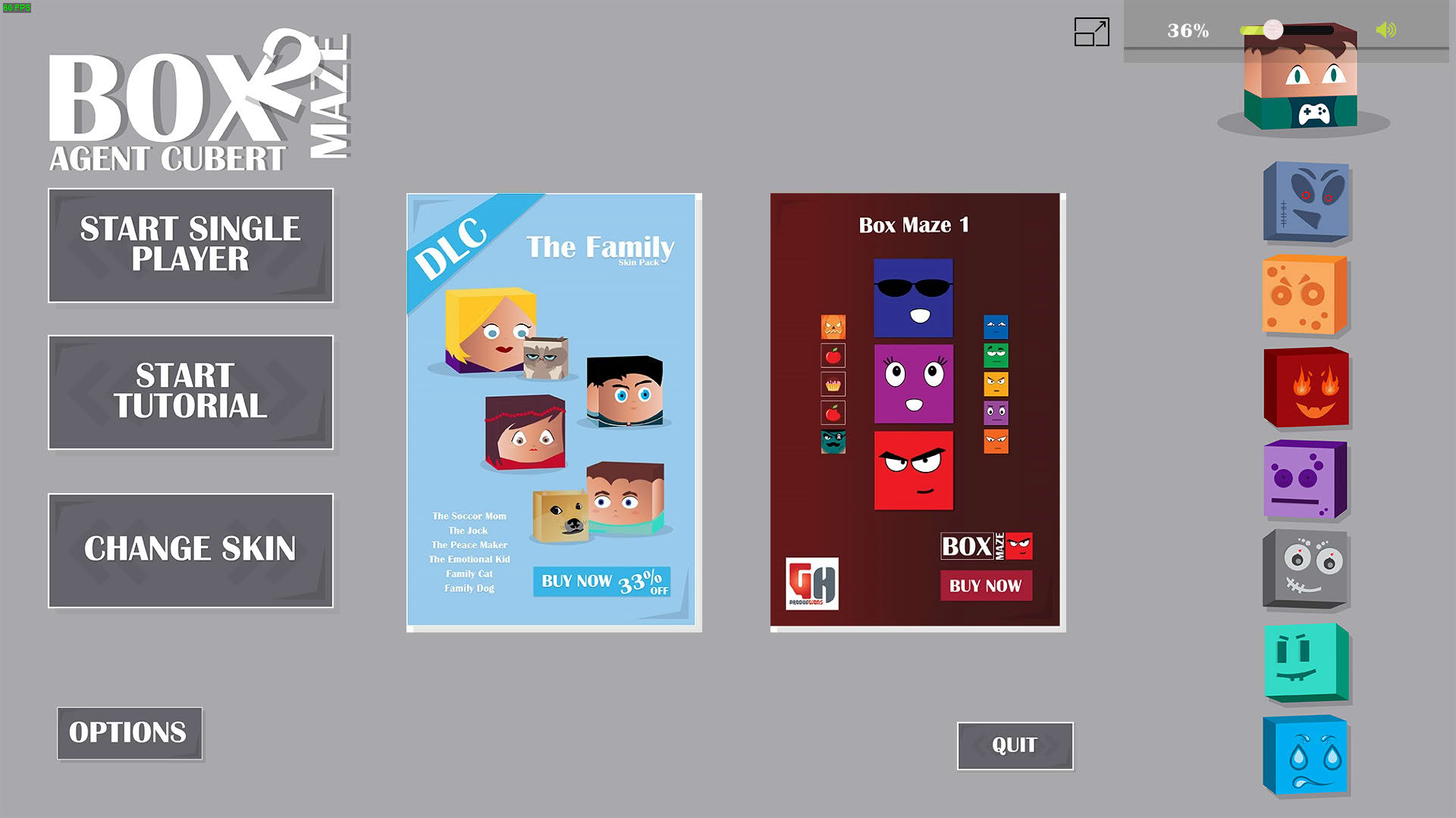 Screenshot for Box Maze 2: Agent Cubert