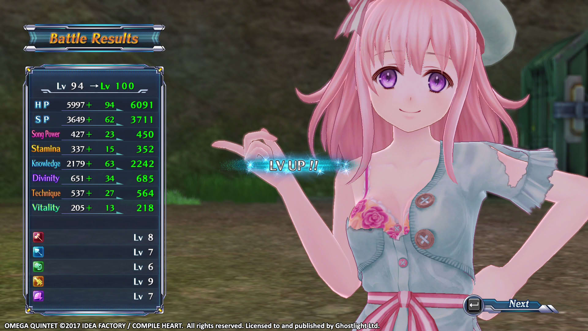 Screenshot for Omega Quintet