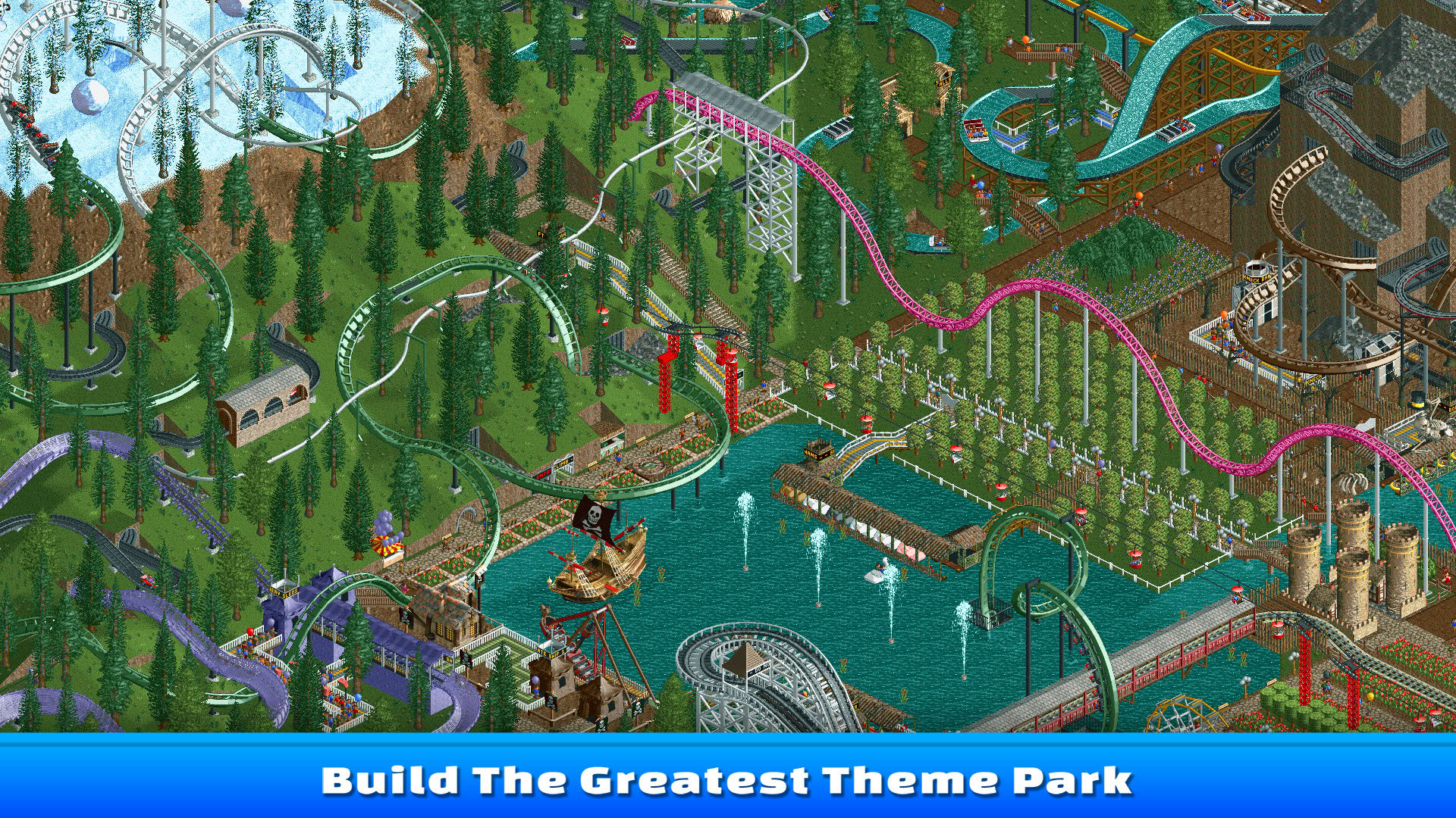 Screenshot for RollerCoaster Tycoon Classic