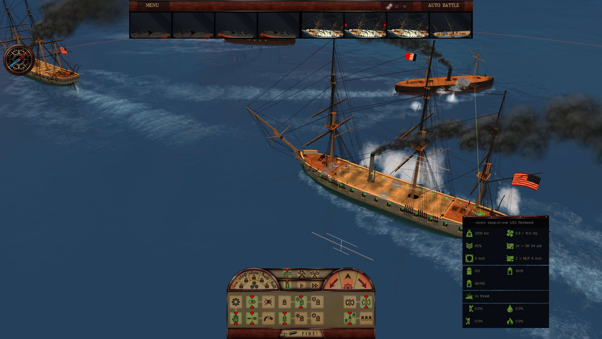 Screenshot for Clad in Iron: Gulf of Mexico 1864