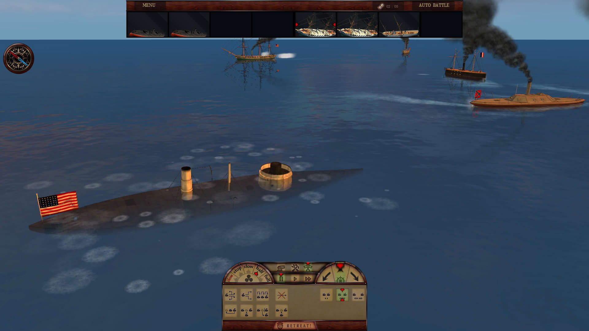 Screenshot for Clad in Iron: Gulf of Mexico 1864