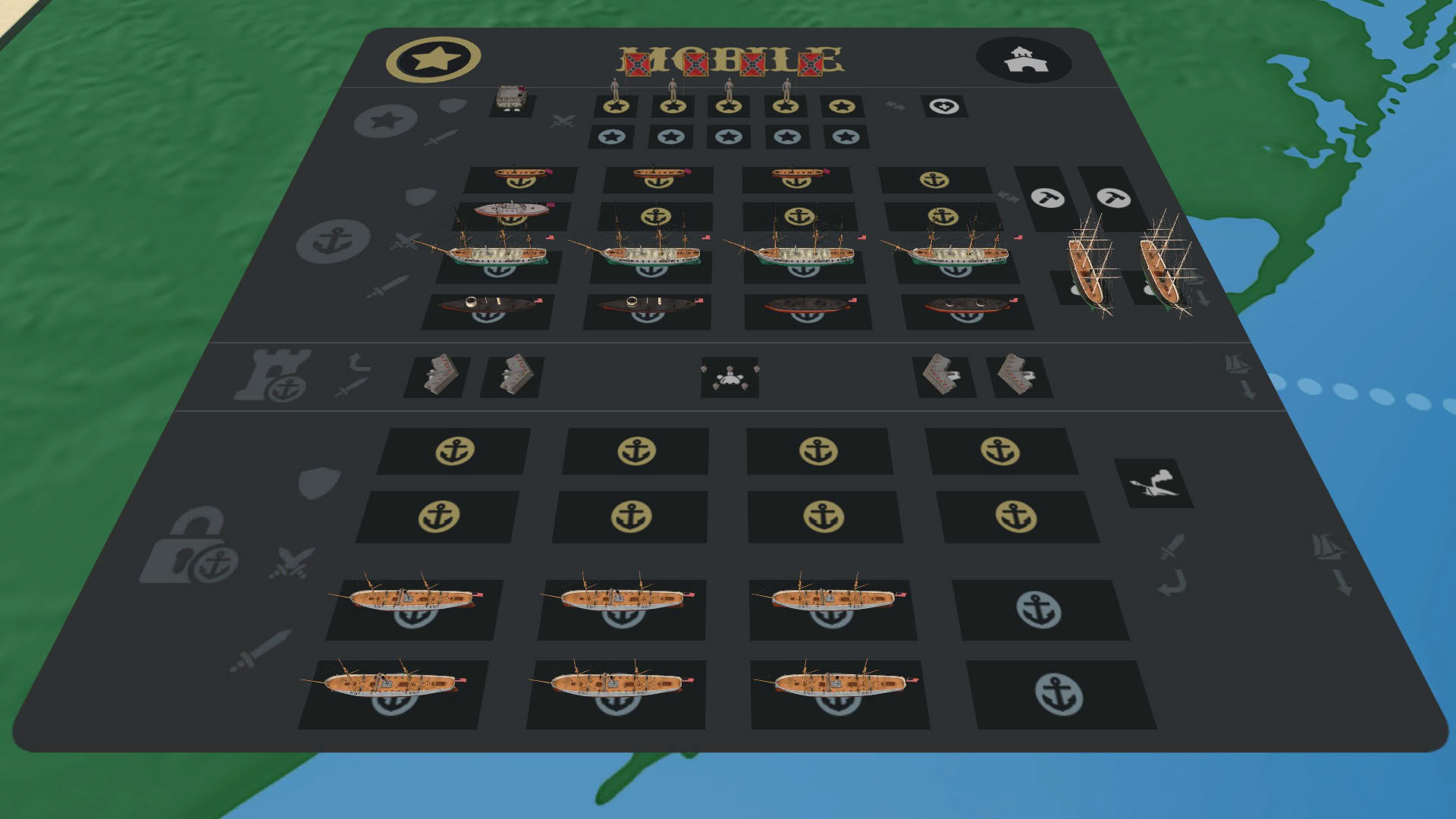 Screenshot for Clad in Iron: Gulf of Mexico 1864